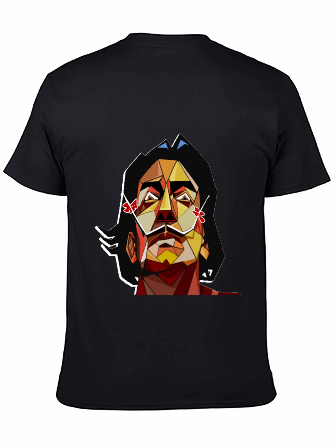 Geometric Salvador Dali Graphic T-Shirt