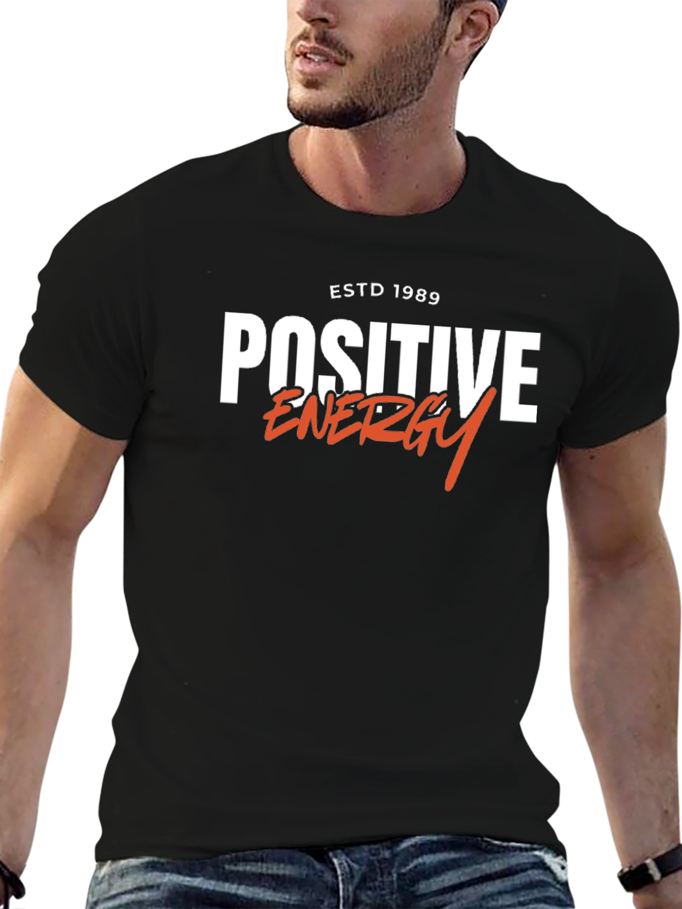 Positive Energy Black Graphic Tee