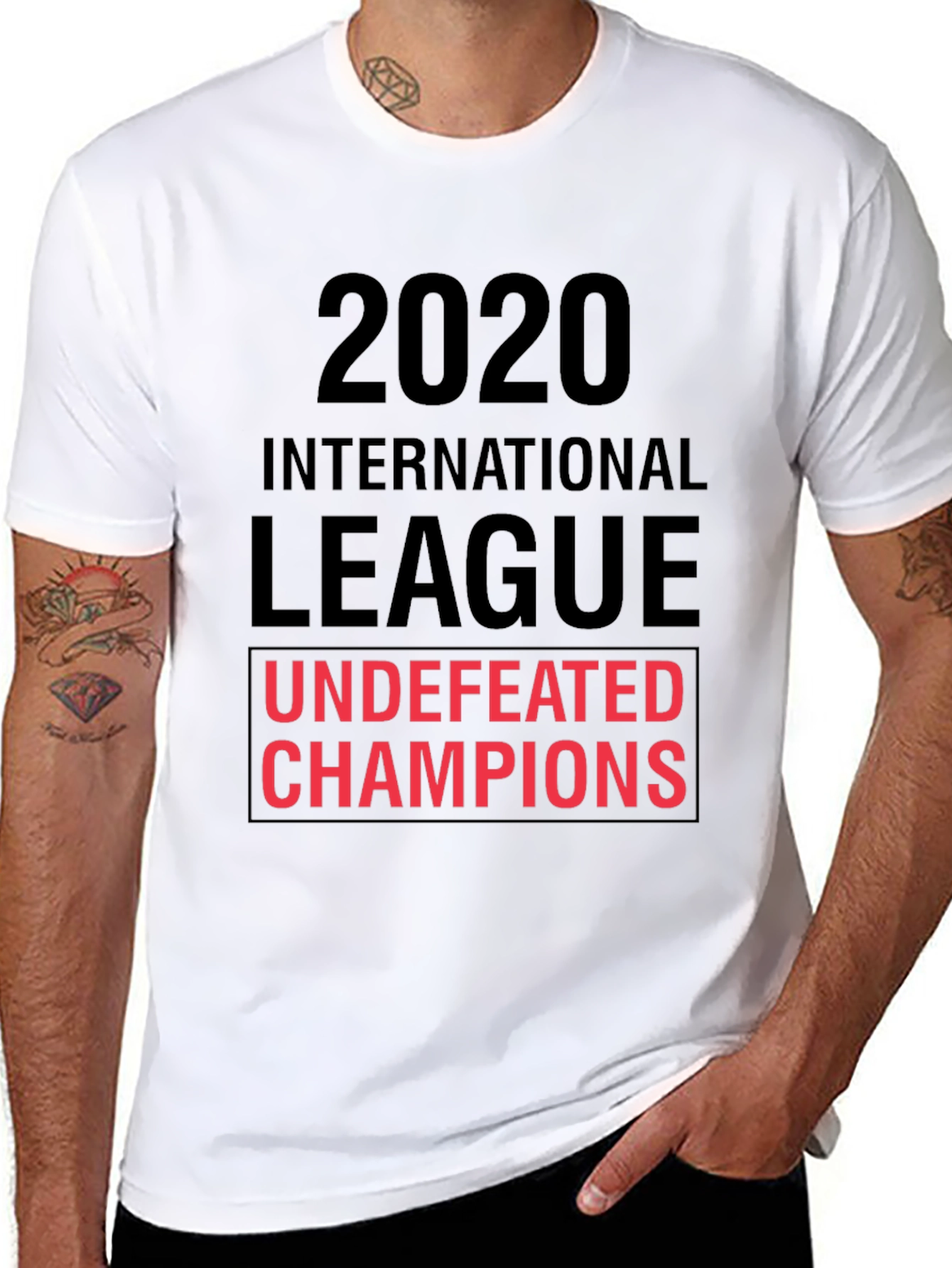 2020 International League Undefeated Champions Black T-Shirt