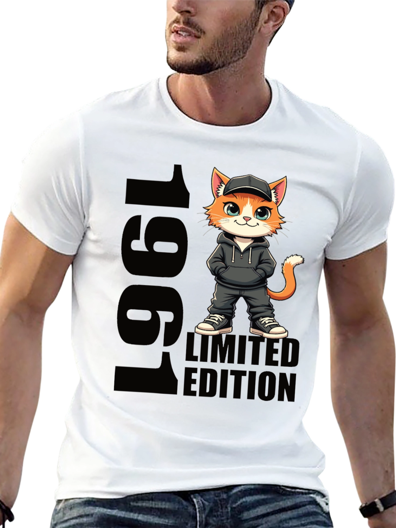 Limited Edition 1961 Cat Graphic T-Shirt