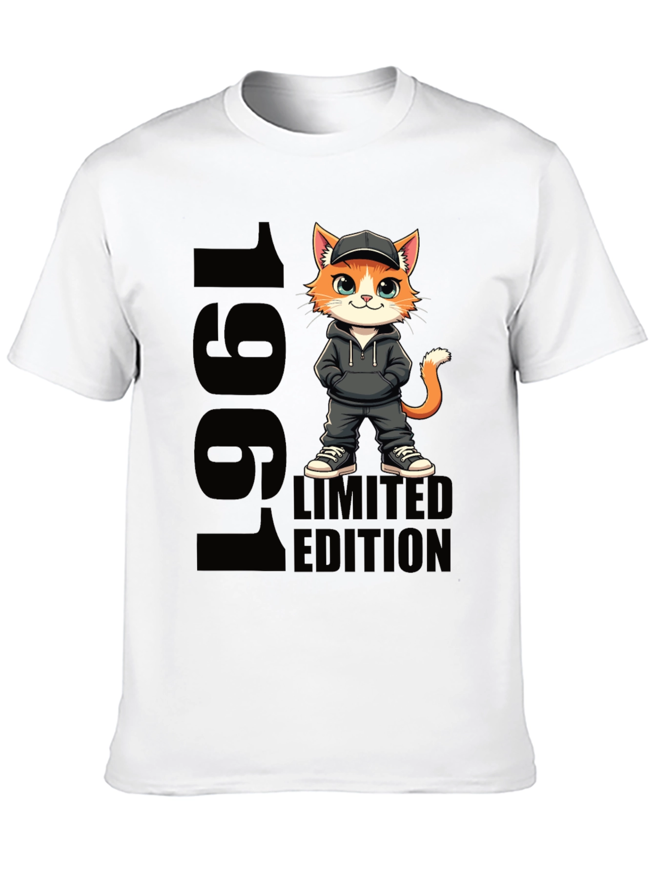 Limited Edition 1961 Cat Graphic T-Shirt