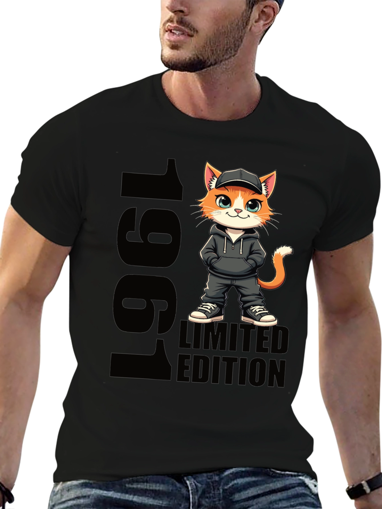 Limited Edition 1961 Cat Graphic T-Shirt