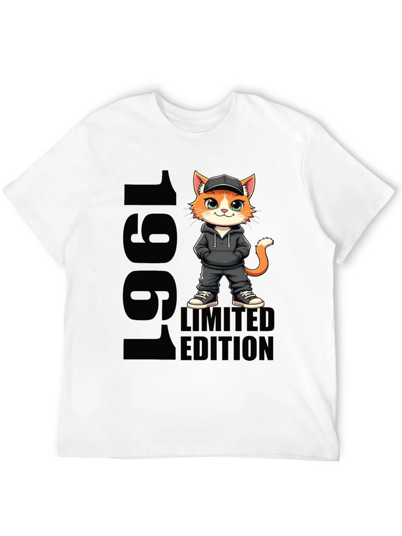 Limited Edition 1961 Cat Graphic T-Shirt