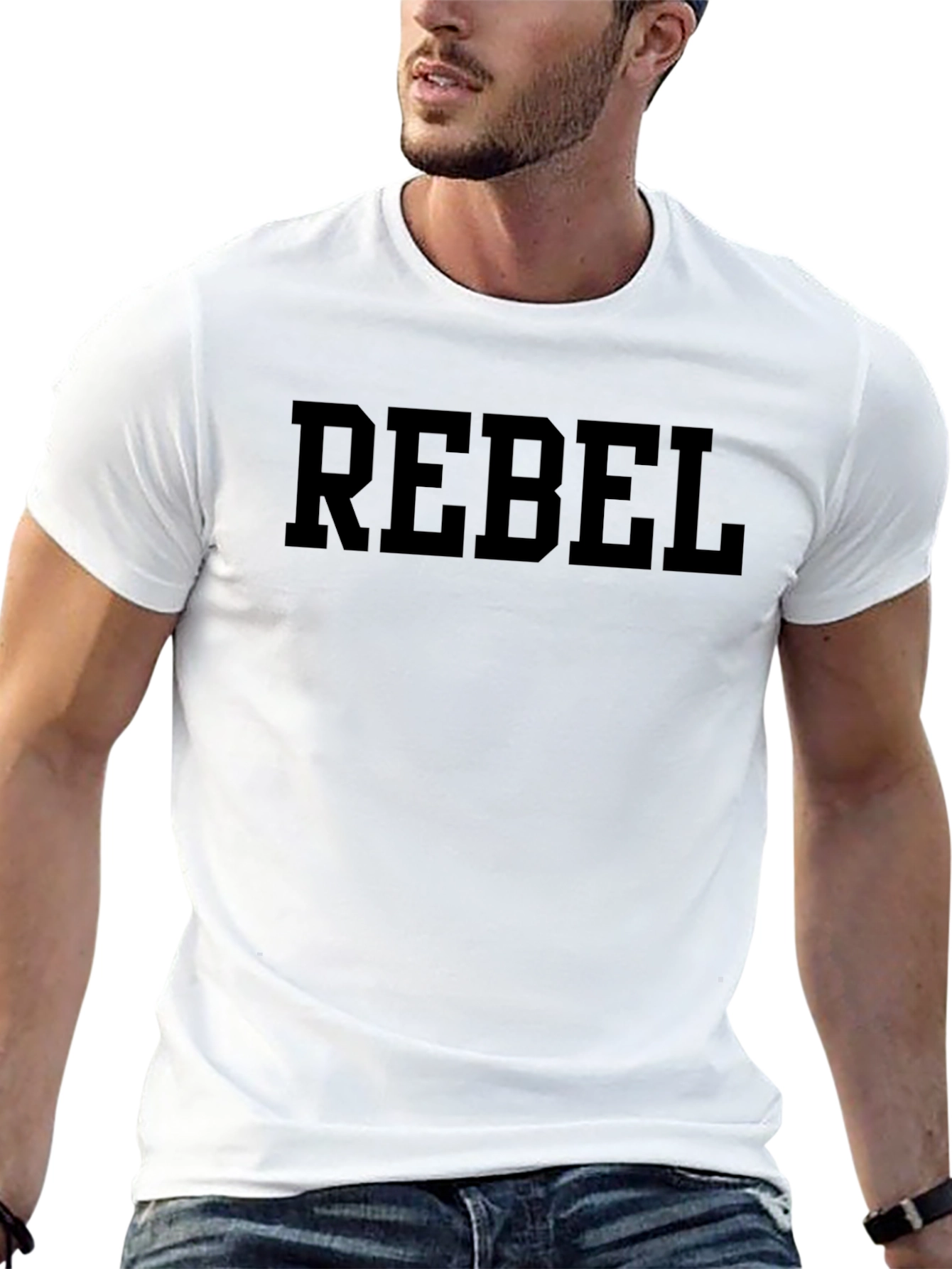 Rebel Graphic Tee - Classic Black T-Shirt