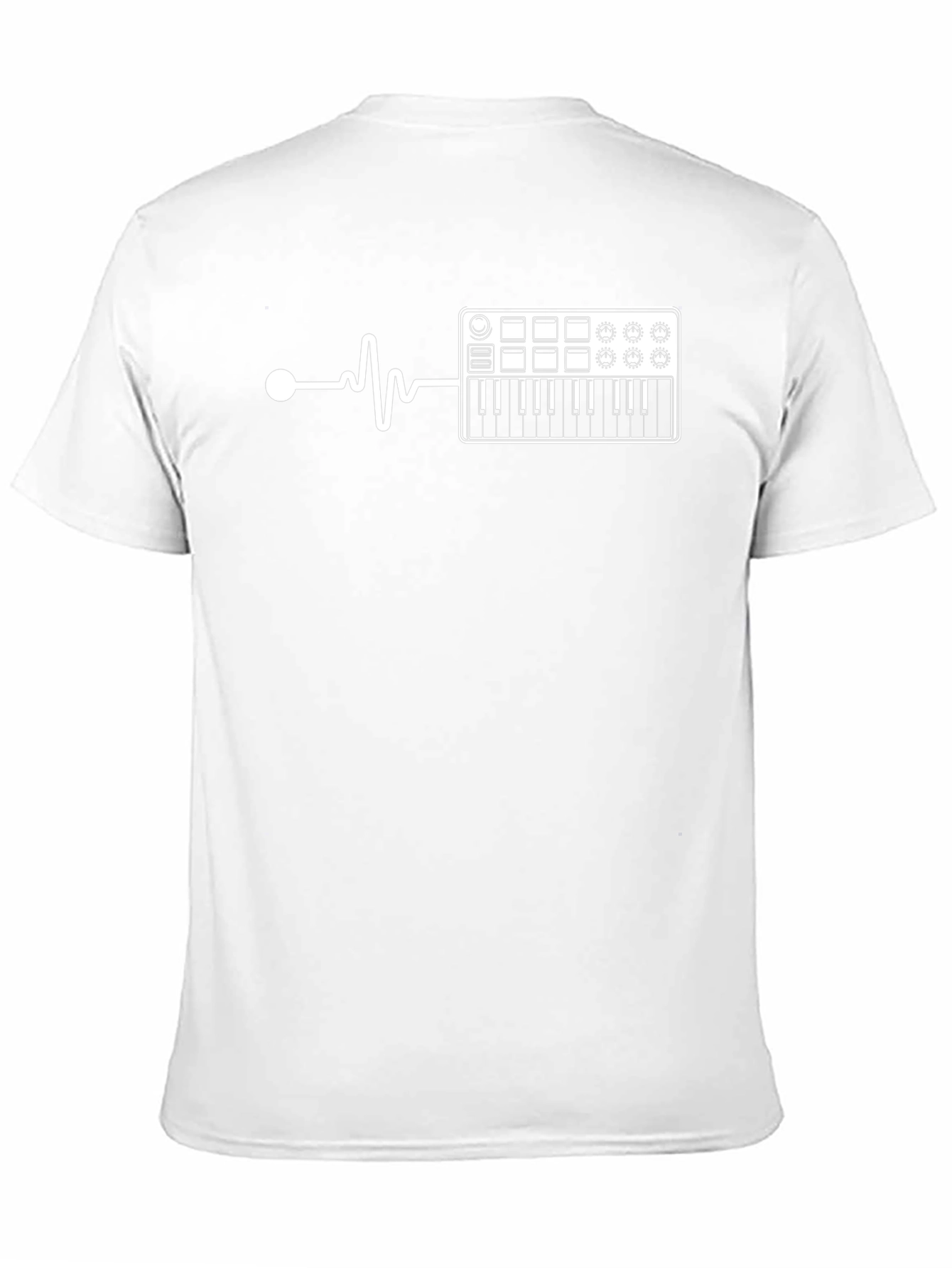 Music Heartbeat T-Shirt - Black