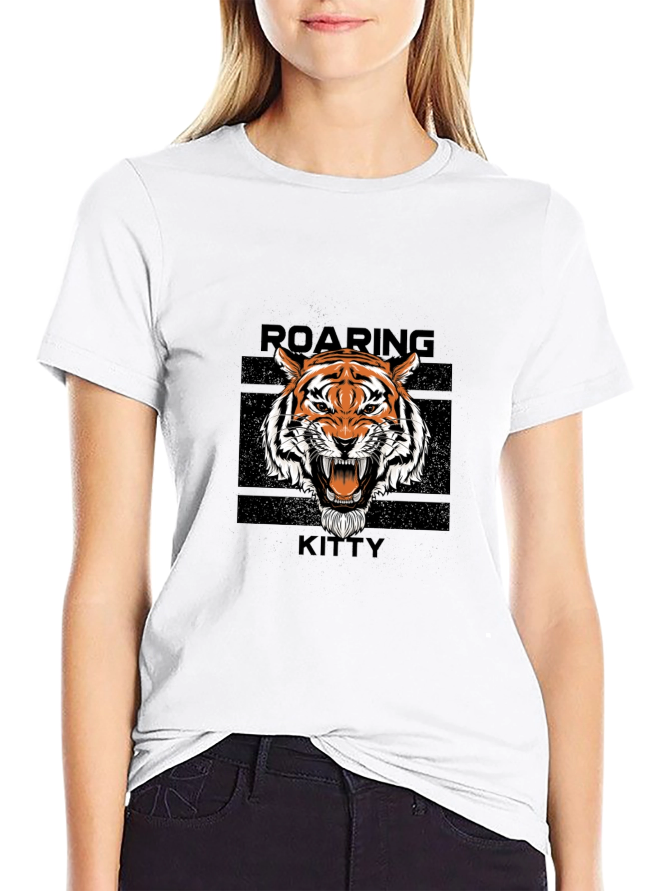 Roaring Kitty Black T-Shirt