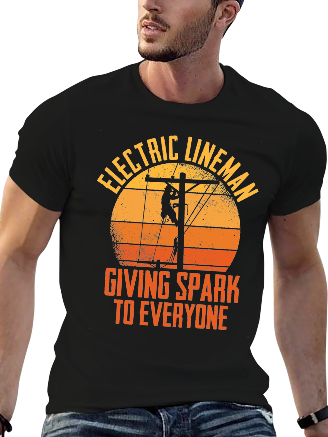 Electric Lineman T-Shirt - Spark to Everyone