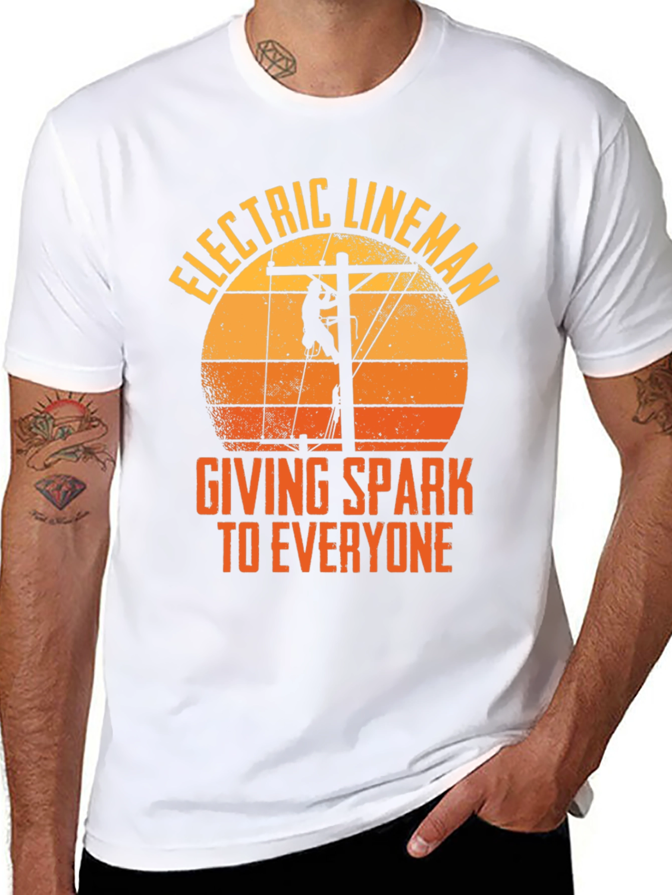 Electric Lineman T-Shirt - Spark to Everyone