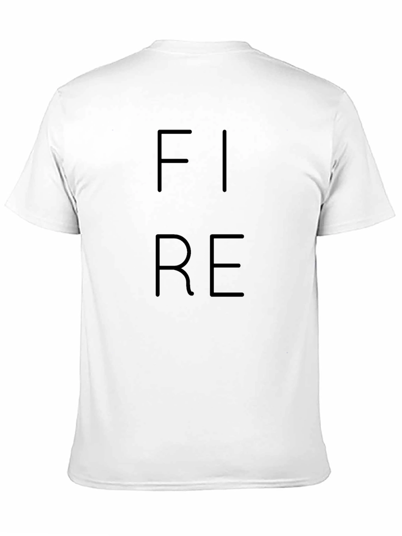 Fire Graphic Black T-Shirt - Trendy Casual Tee