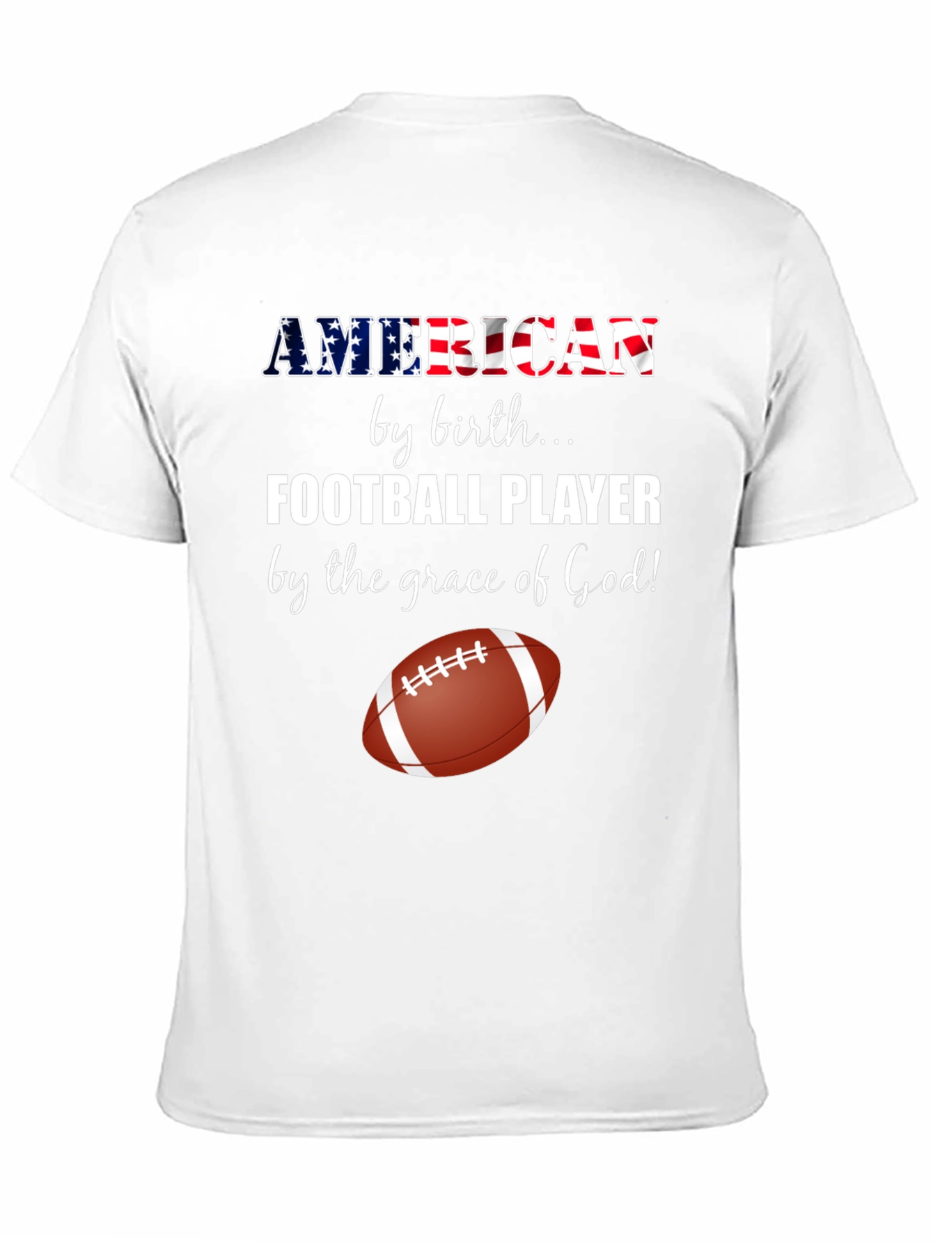 American Football Player Graphic Tee