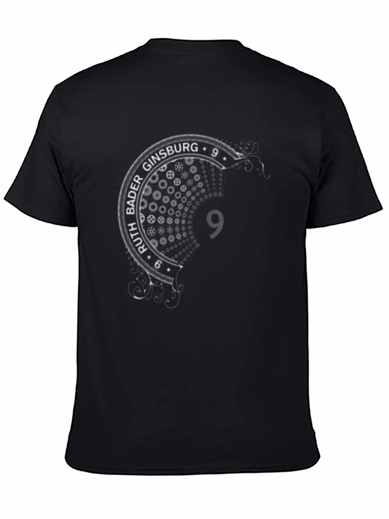 Ruth Bader Ginsburg 9 Black Graphic T-Shirt