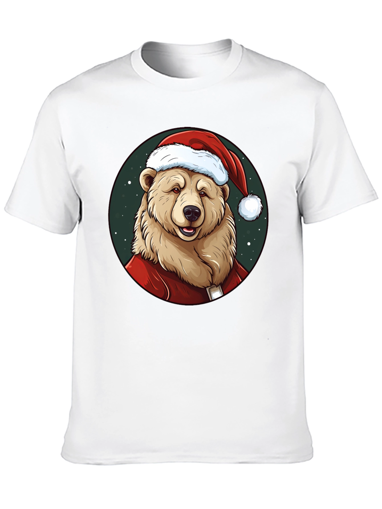 Festive Bear T-Shirt - Holiday Apparel