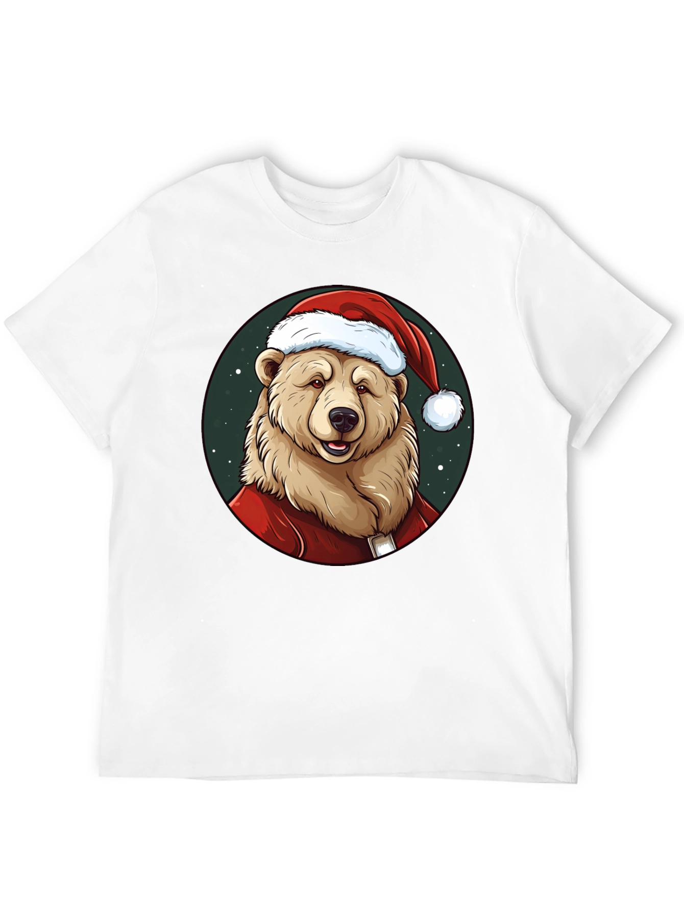 Festive Bear T-Shirt - Holiday Apparel