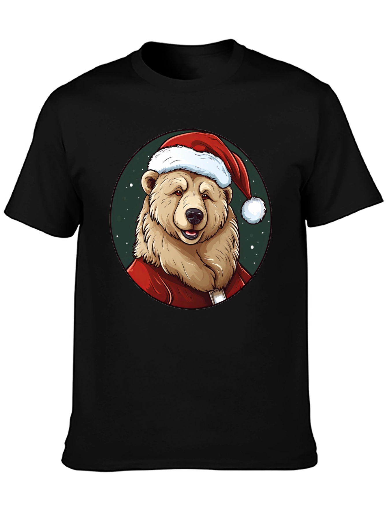 Festive Bear T-Shirt - Holiday Apparel