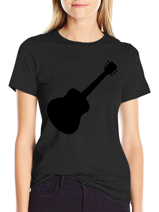 Guitar Graphic Black T-Shirt