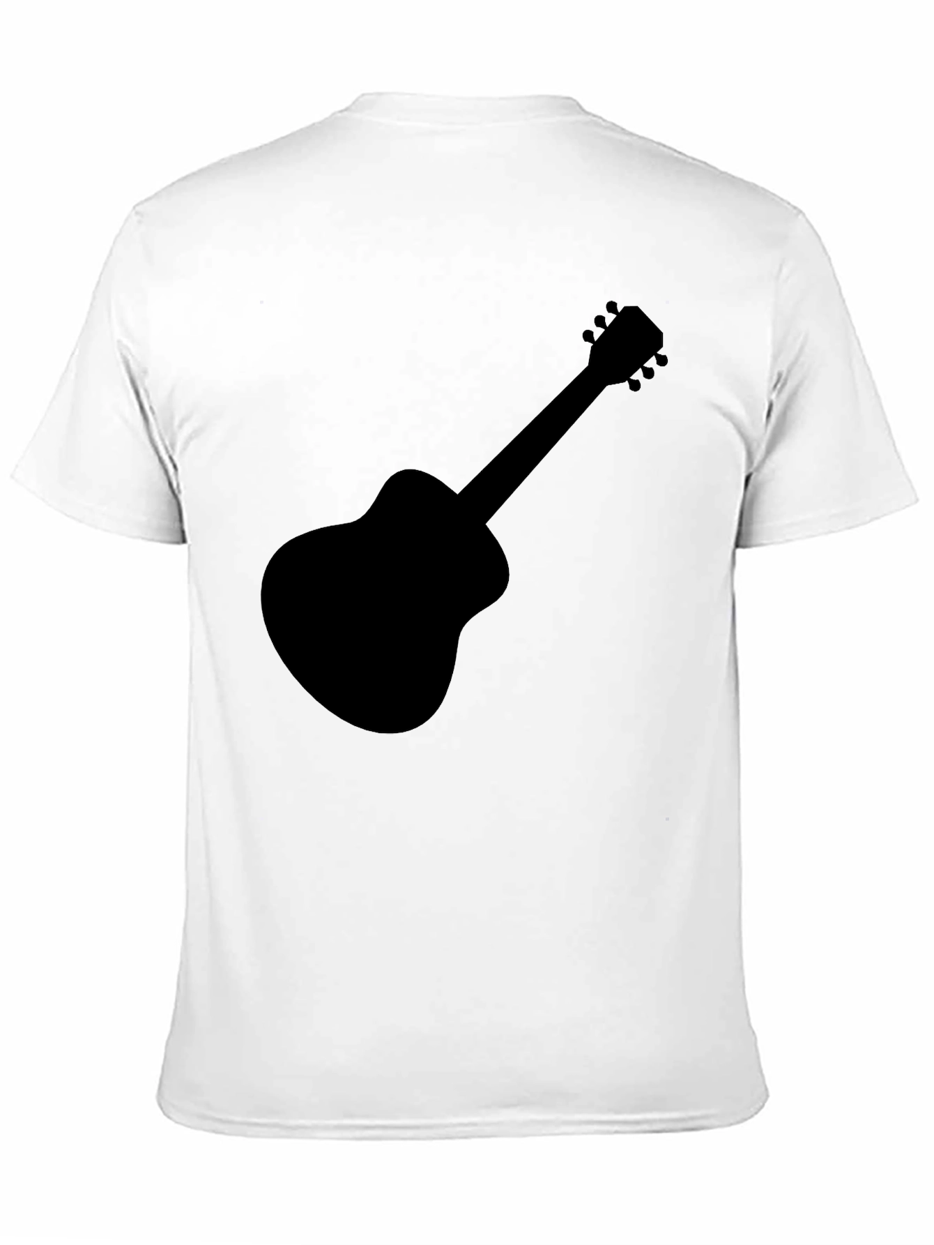 Guitar Graphic Black T-Shirt