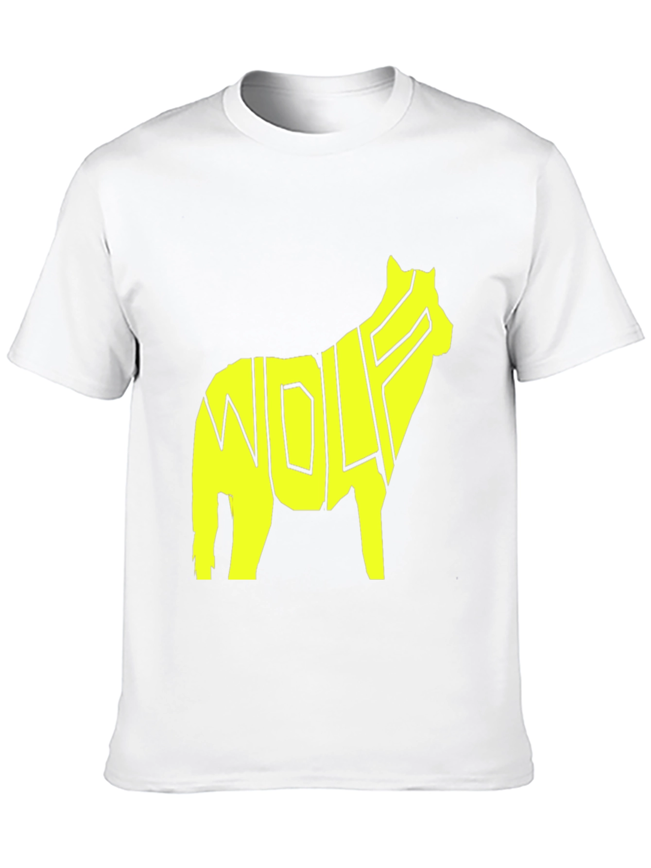 Wolf Silhouette Graphic Tee - Black T-Shirt