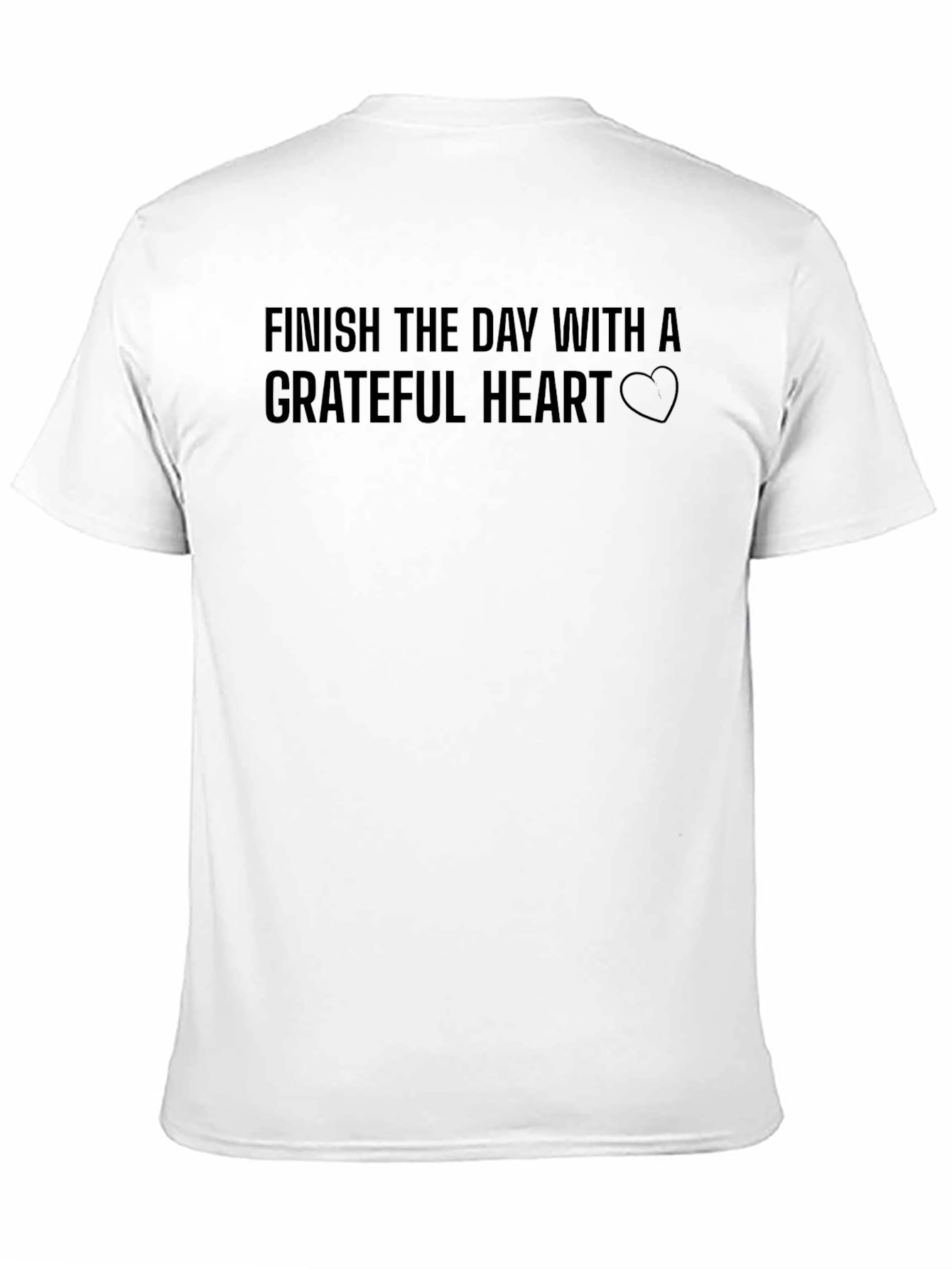 Grateful Heart Graphic Tee - Soft Cotton Blend Shirt