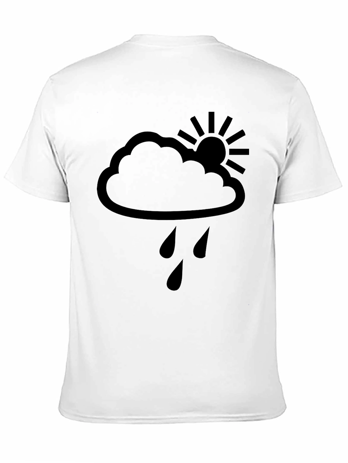 Rain or Shine Black Graphic Tee