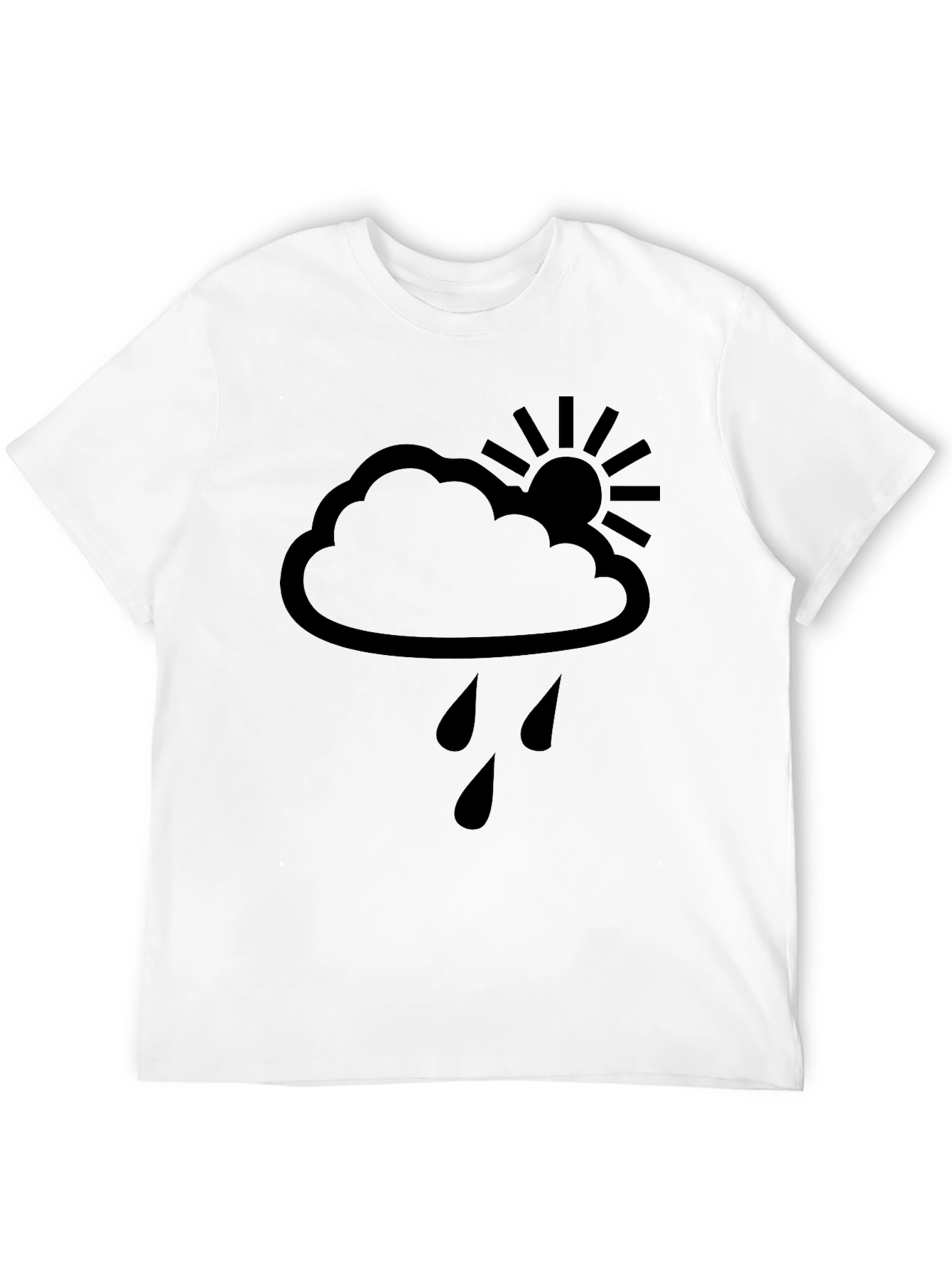 Rain or Shine Black Graphic Tee