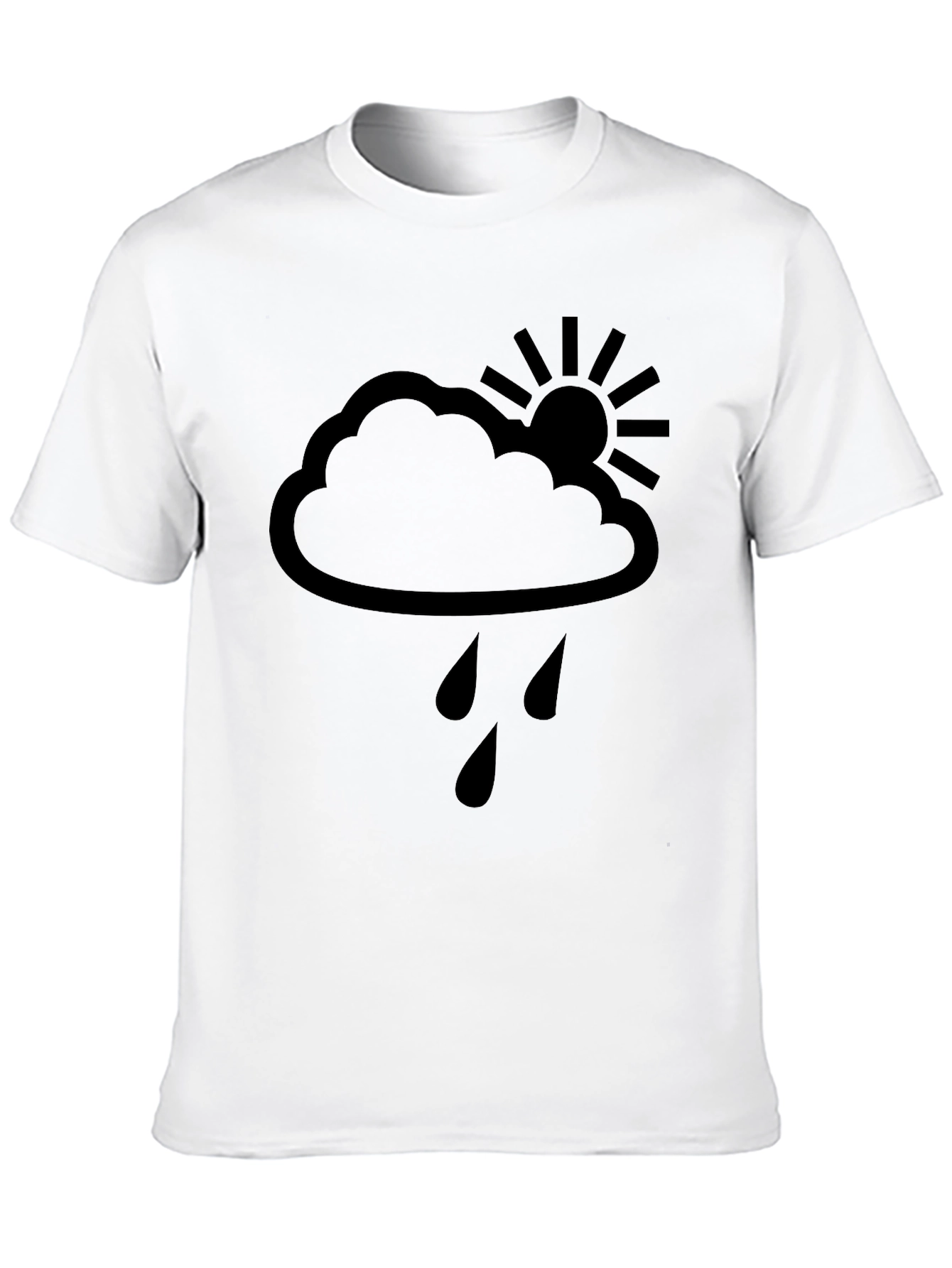 Rain or Shine Black Graphic Tee