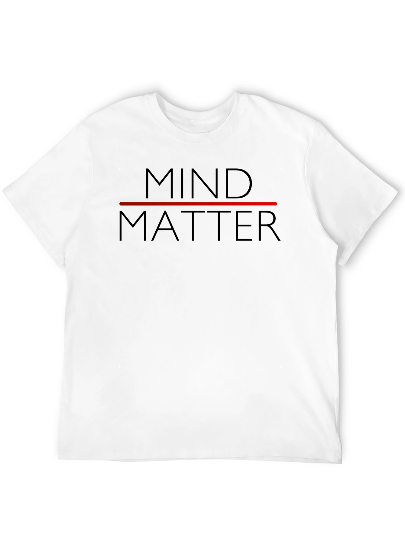 Mind Over Matter Graphic Tee - Stylish Black T-Shirt