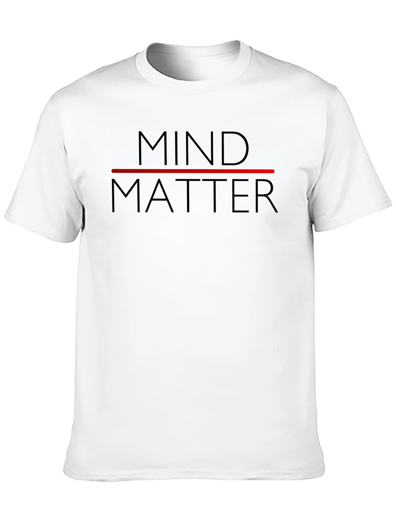 Mind Over Matter Graphic Tee - Stylish Black T-Shirt