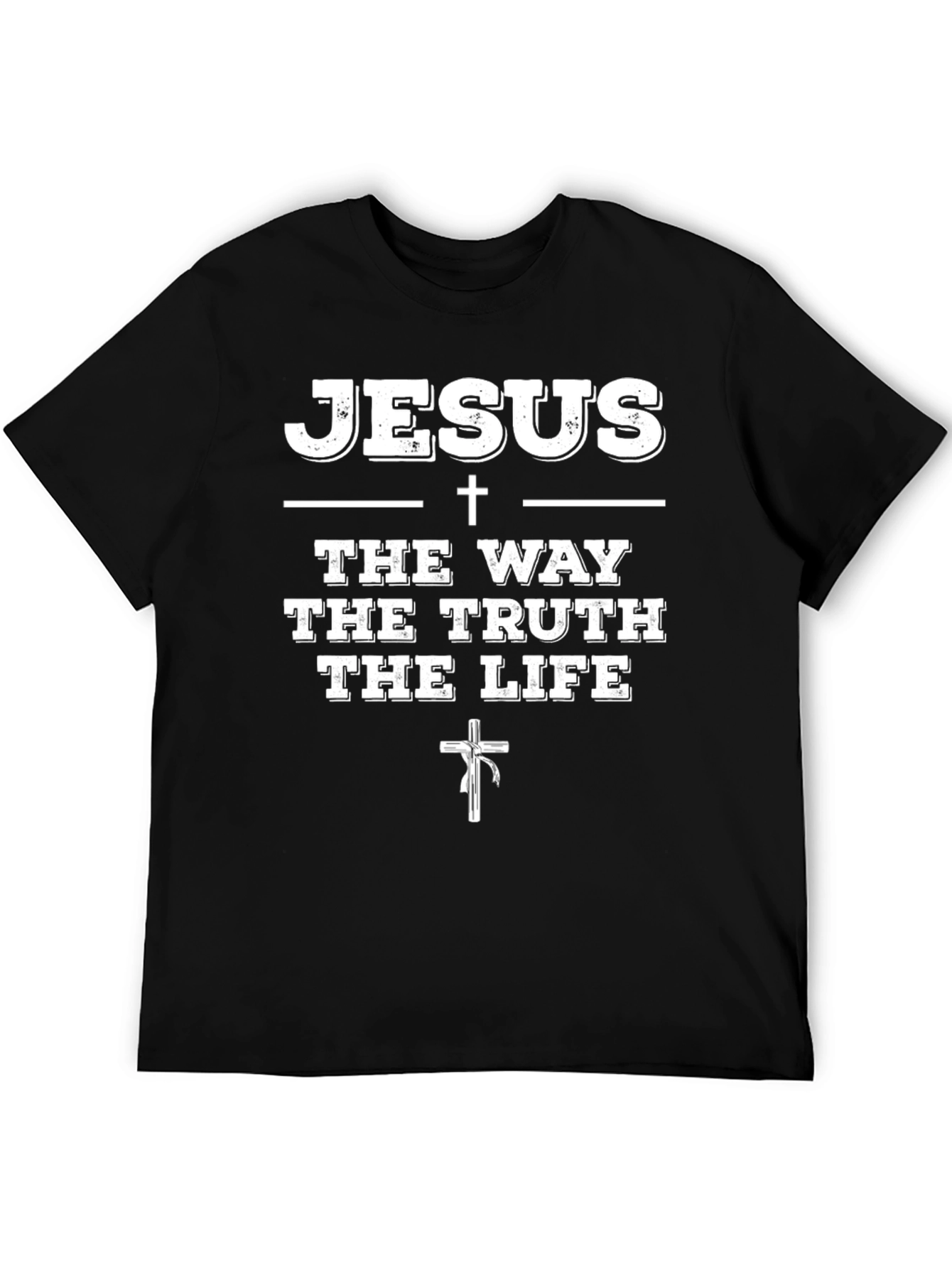 Jesus The Way Truth Life Graphic T-Shirt