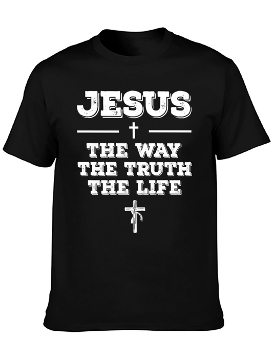Jesus The Way Truth Life Graphic T-Shirt