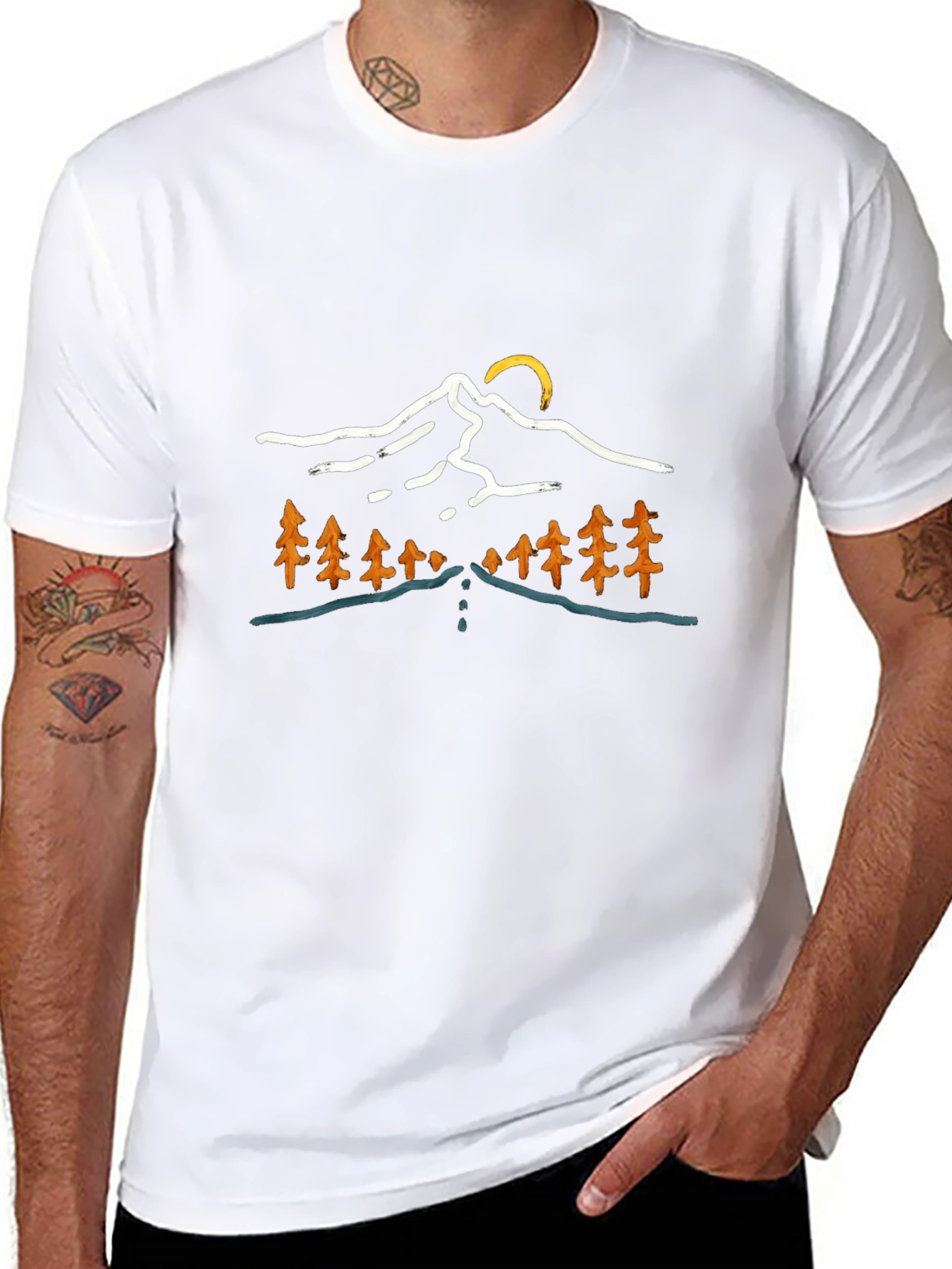 Mountain Road Trip T-Shirt - Adventure Style