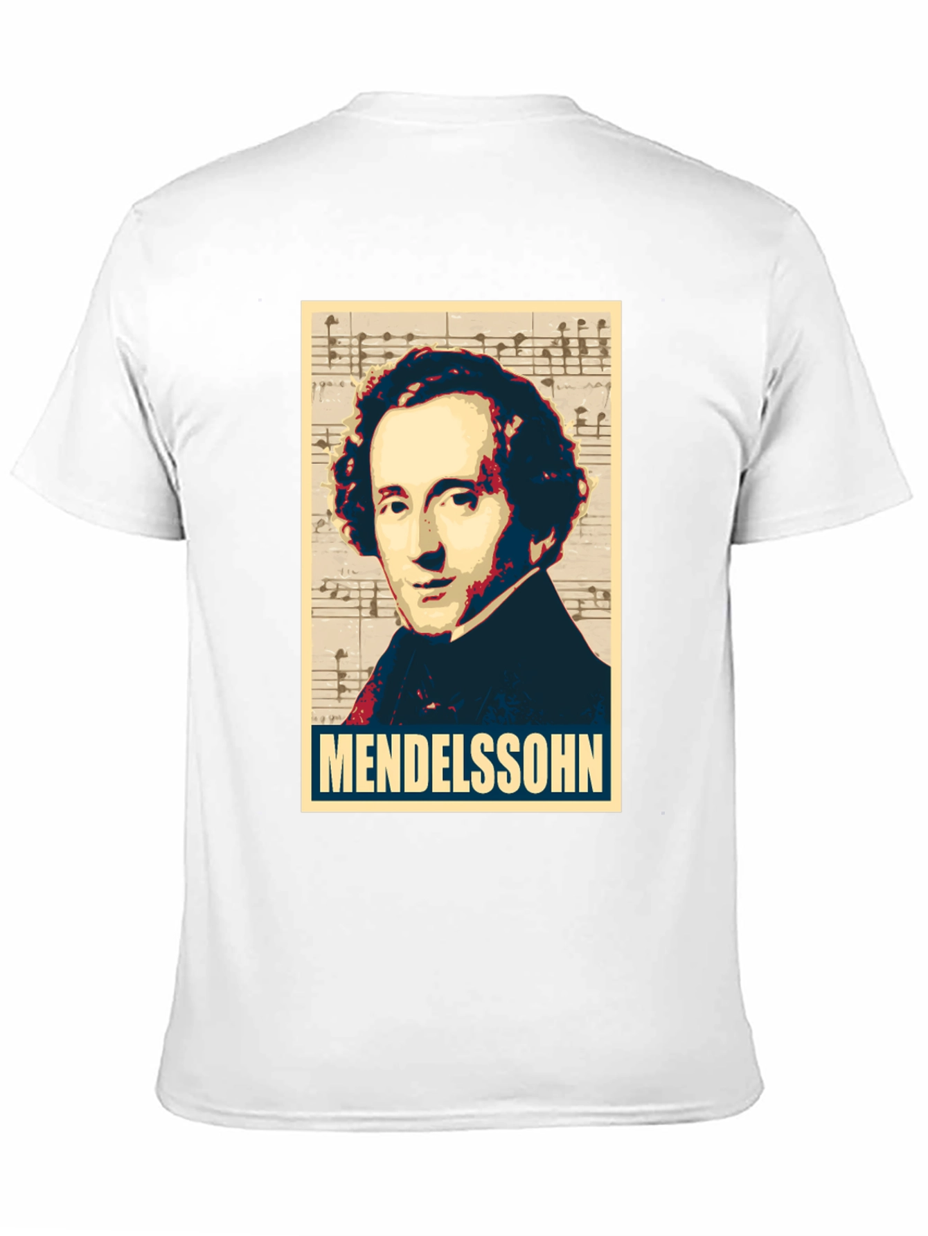 Mendelssohn Portrait Graphic Tee - Music Lovers T-Shirt