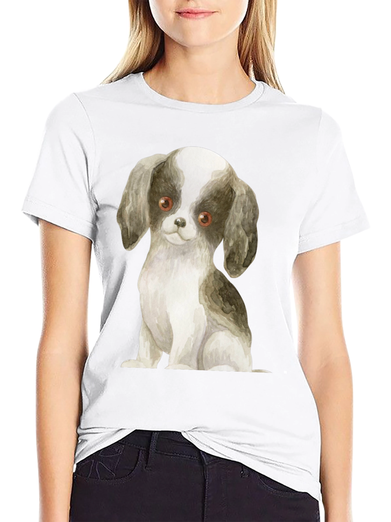 Puppy Dog Graphic Tee - Soft Style