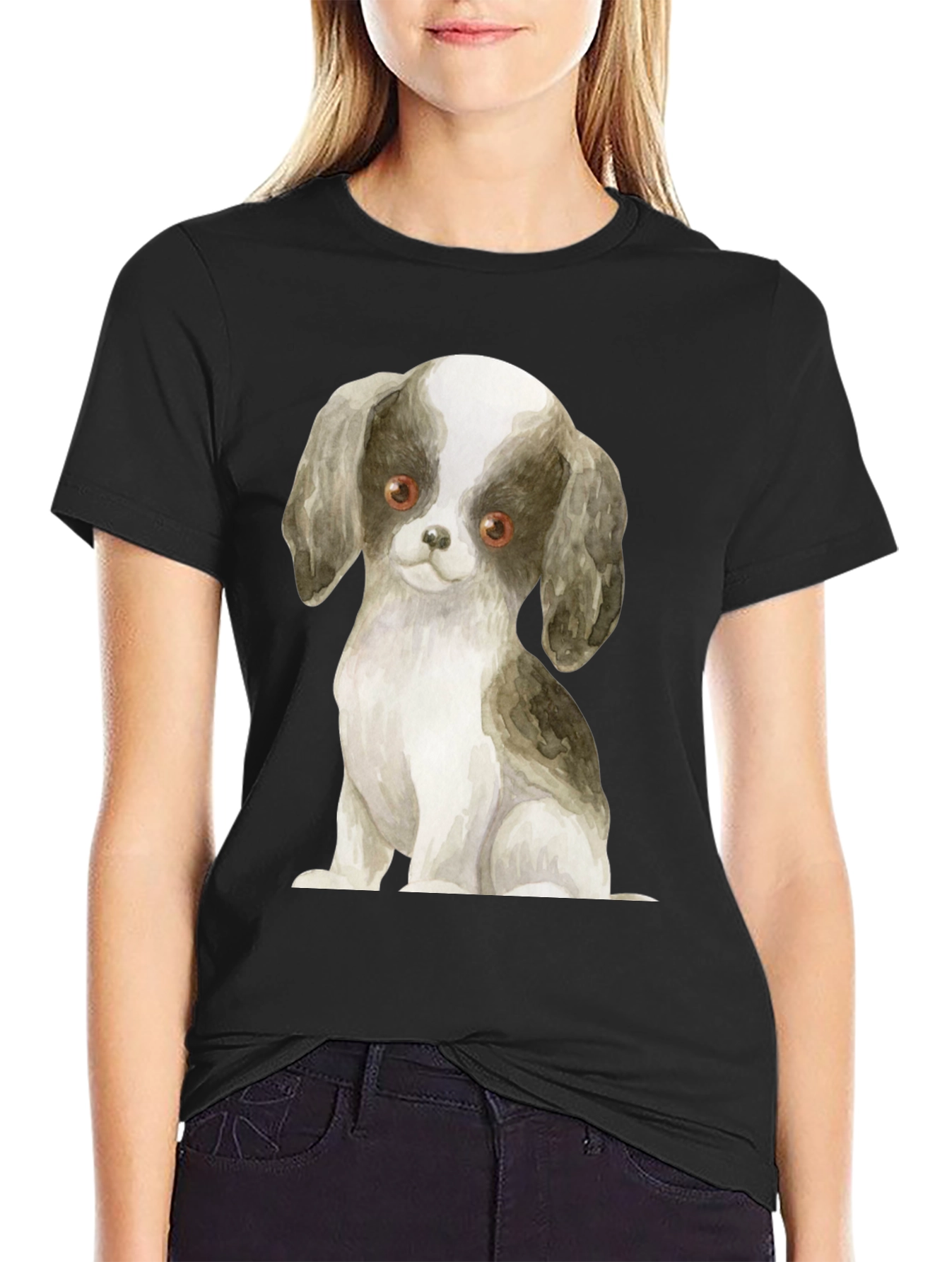 Puppy Dog Graphic Tee - Soft Style