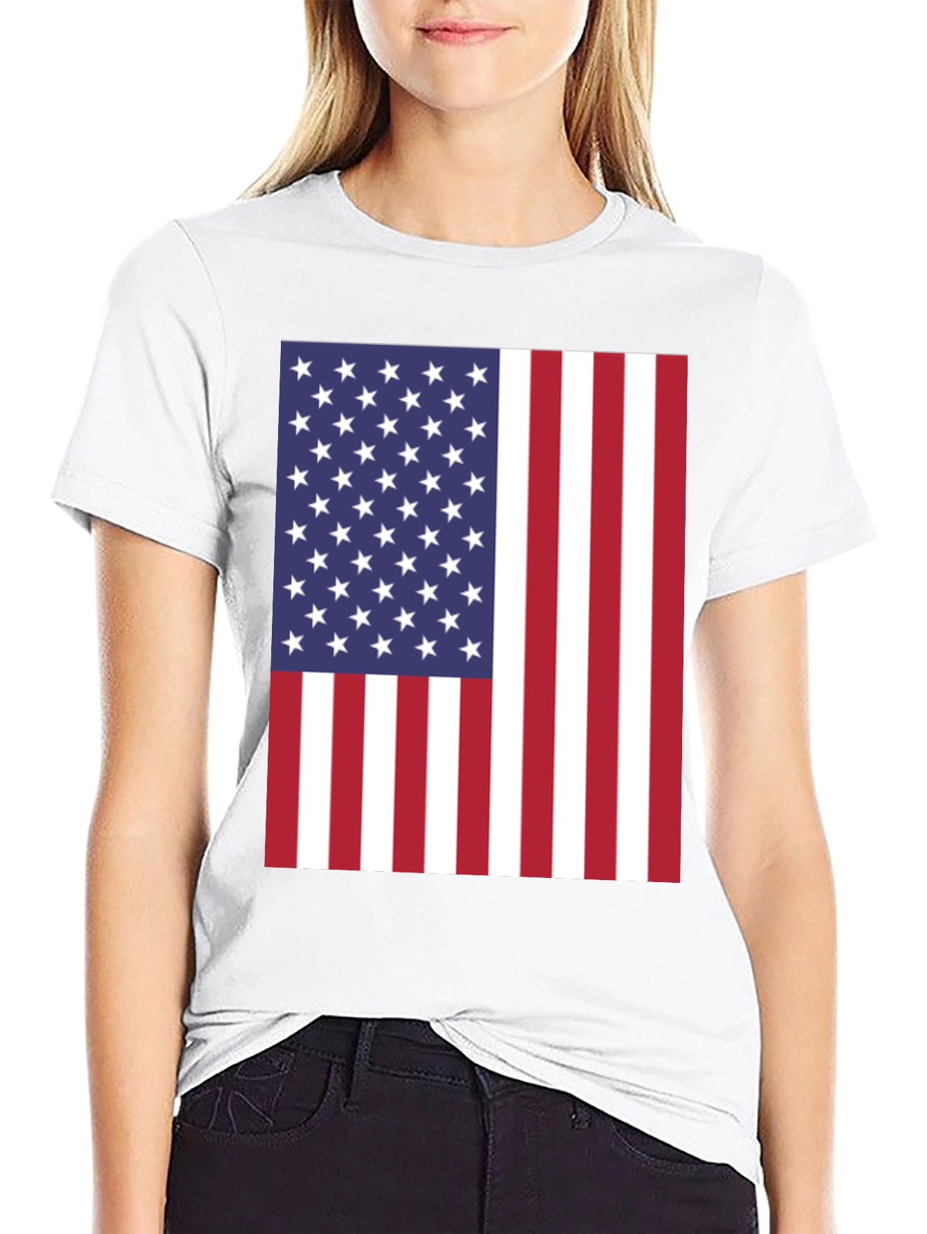 American Flag Graphic Tee - Patriotic T-Shirt