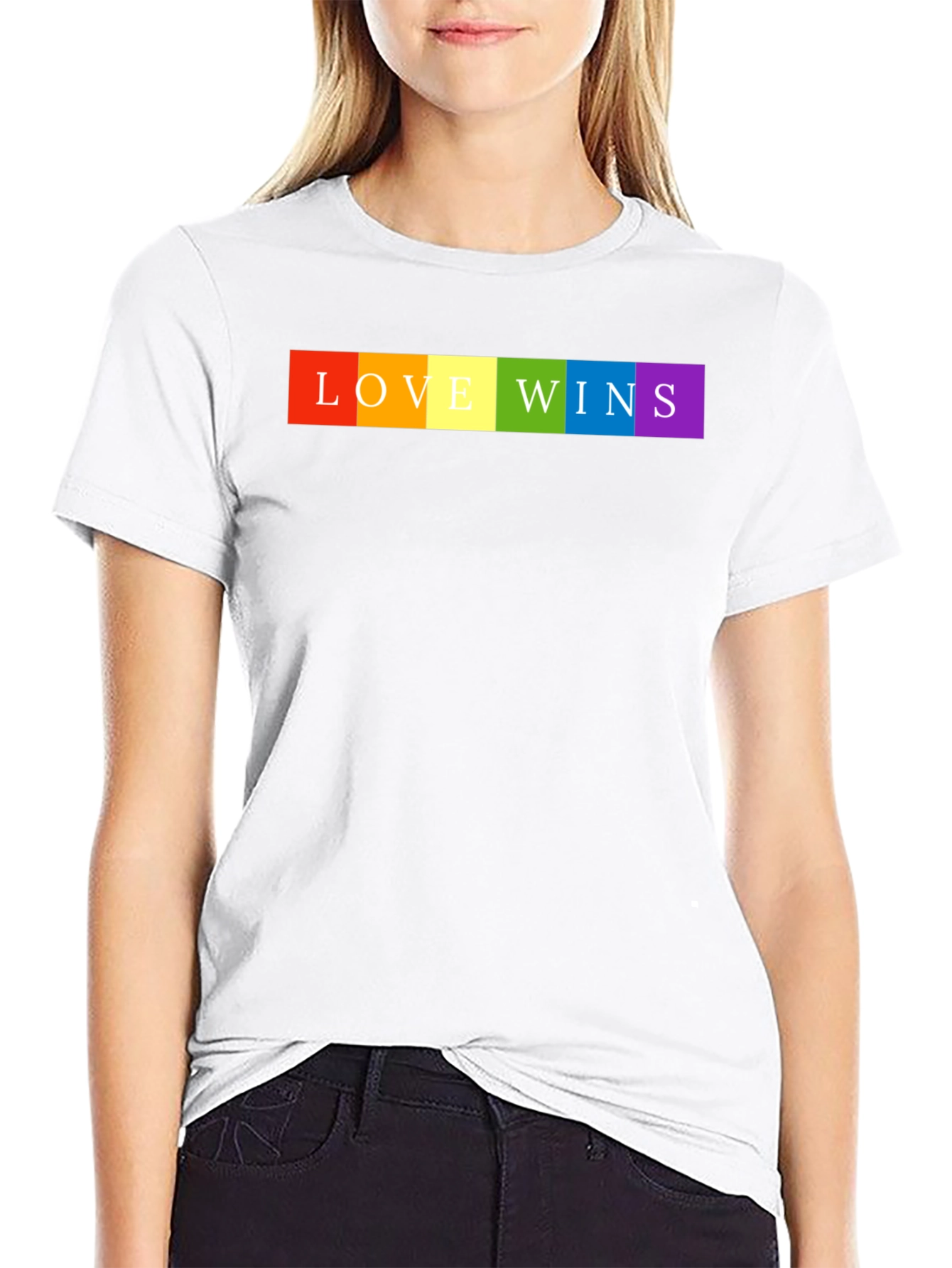 Love Wins Pride T-Shirt - Rainbow LGBTQ+ Tee
