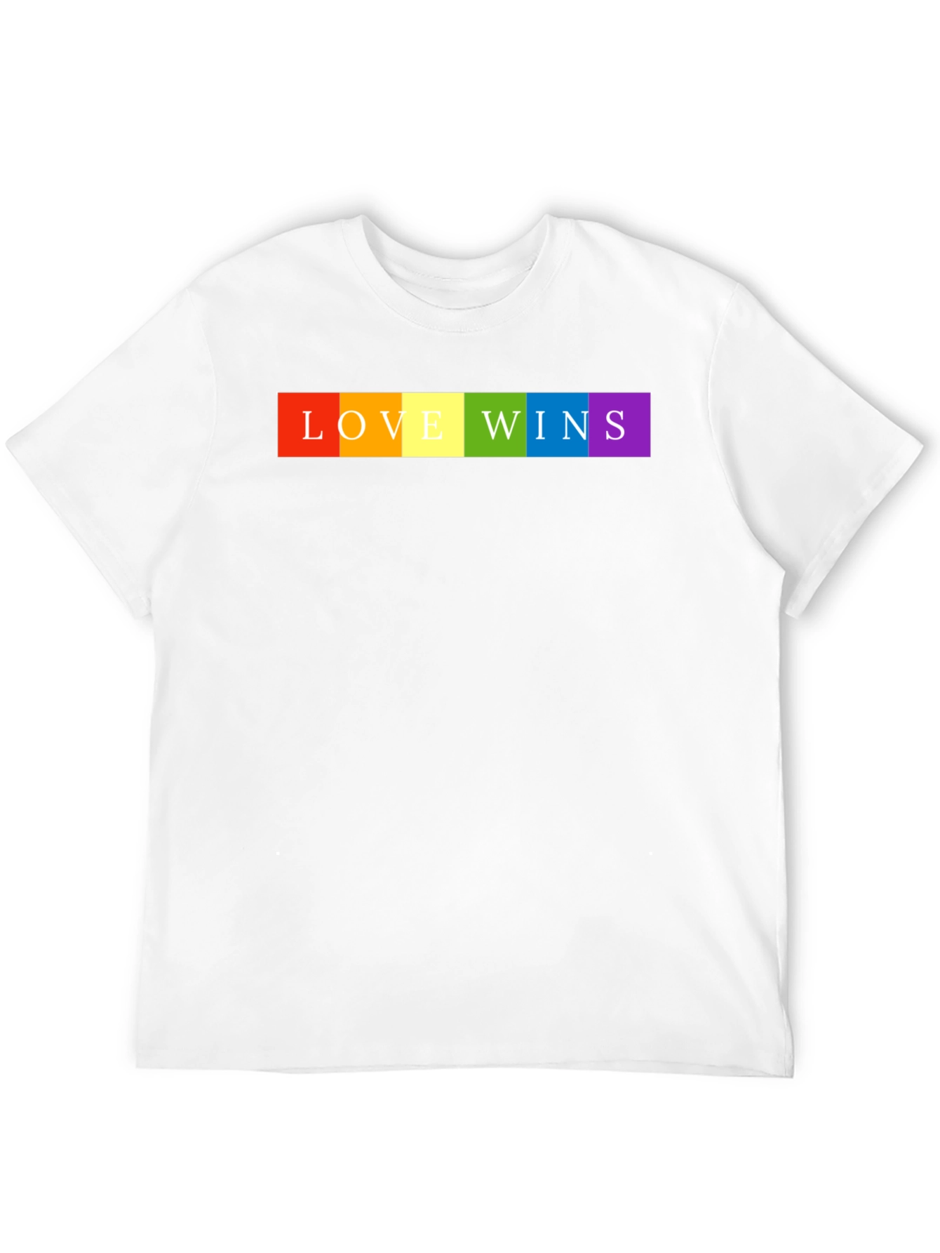Love Wins Pride T-Shirt - Rainbow LGBTQ+ Tee
