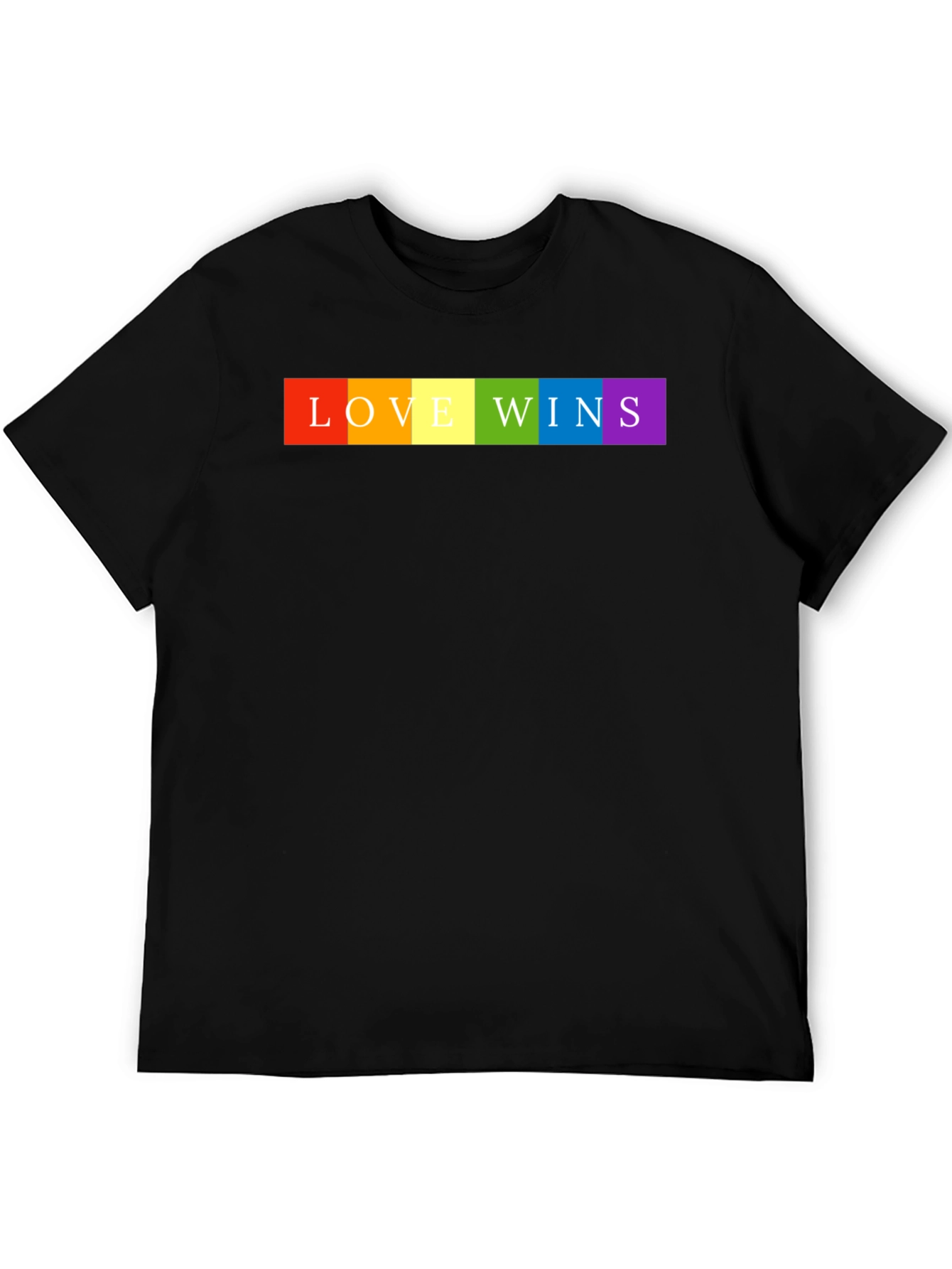 Love Wins Pride T-Shirt - Rainbow LGBTQ+ Tee