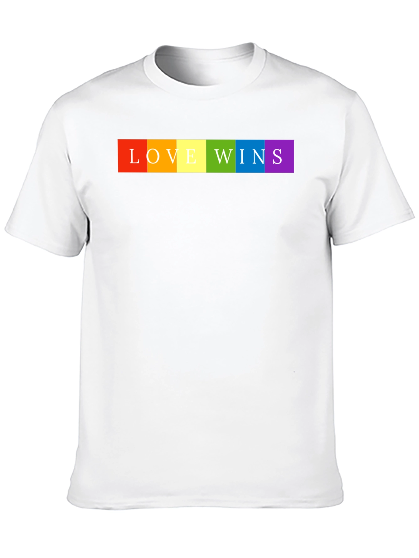 Love Wins Pride T-Shirt - Rainbow LGBTQ+ Tee