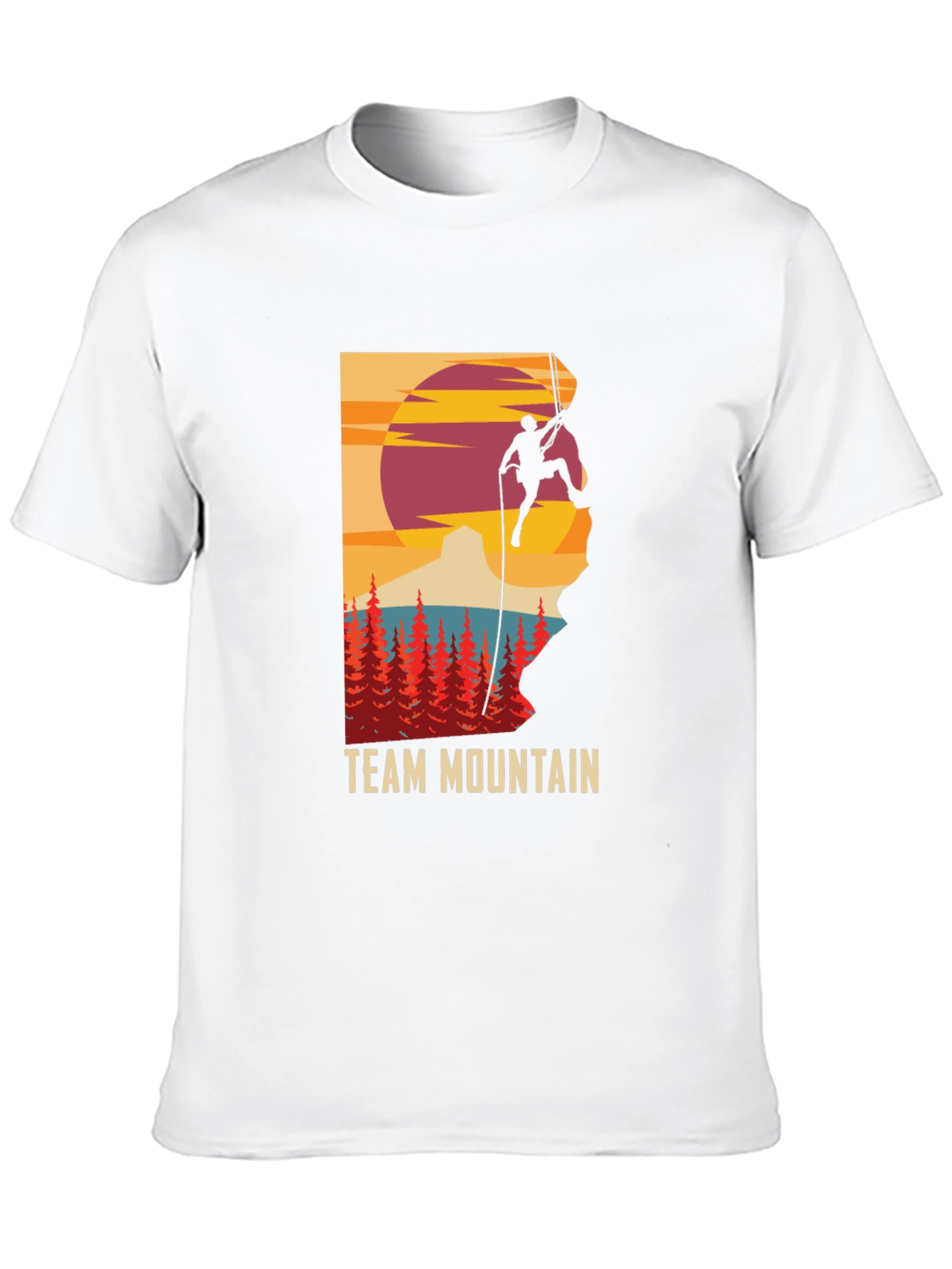 Team Mountain Climbing Graphic Tee