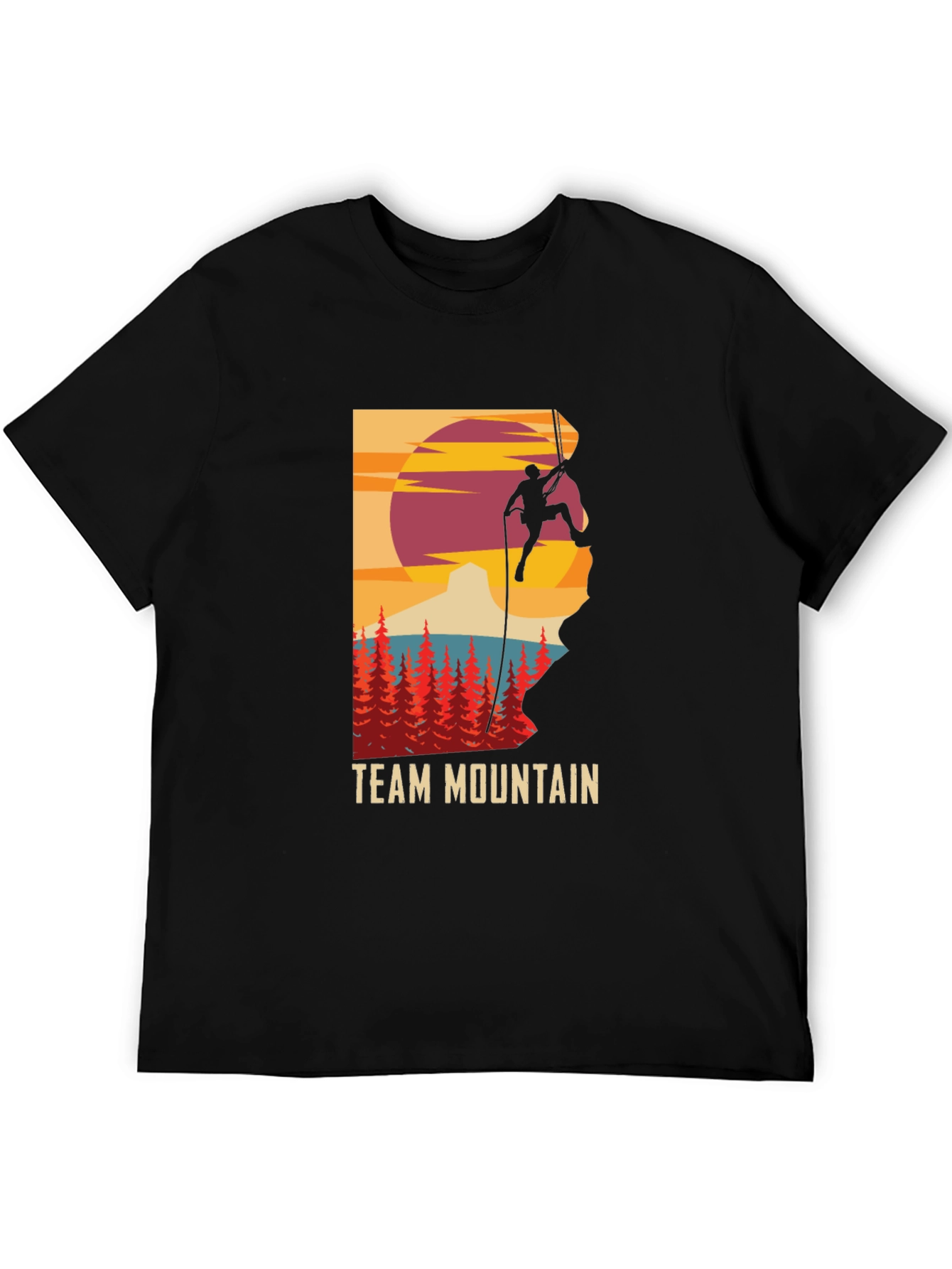 Team Mountain Climbing Graphic Tee