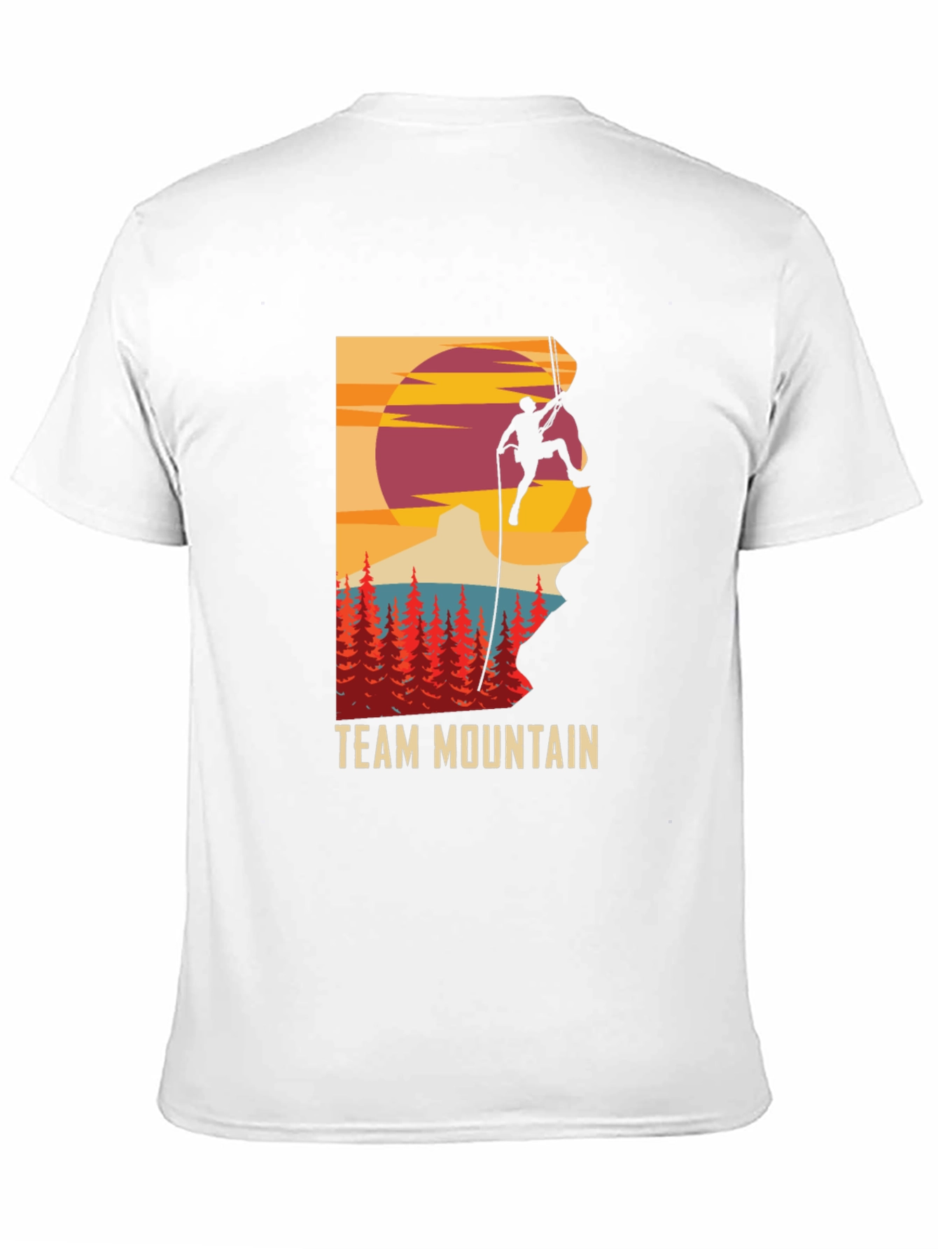 Team Mountain Climbing Graphic Tee