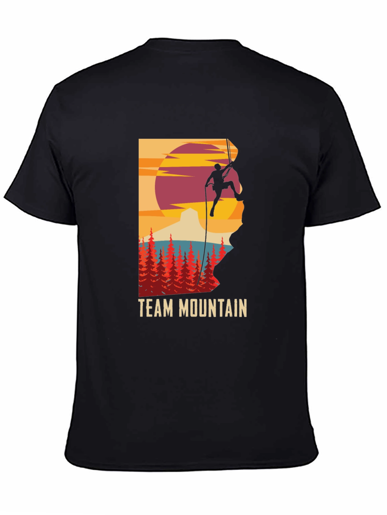 Team Mountain Climbing Graphic Tee