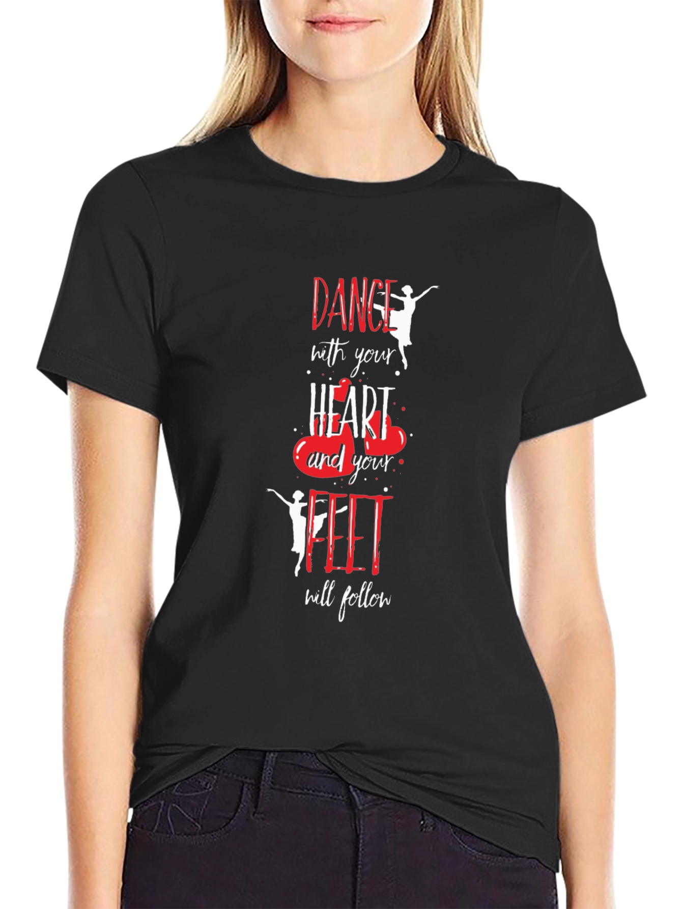 Dance With Your Heart Black T-Shirt