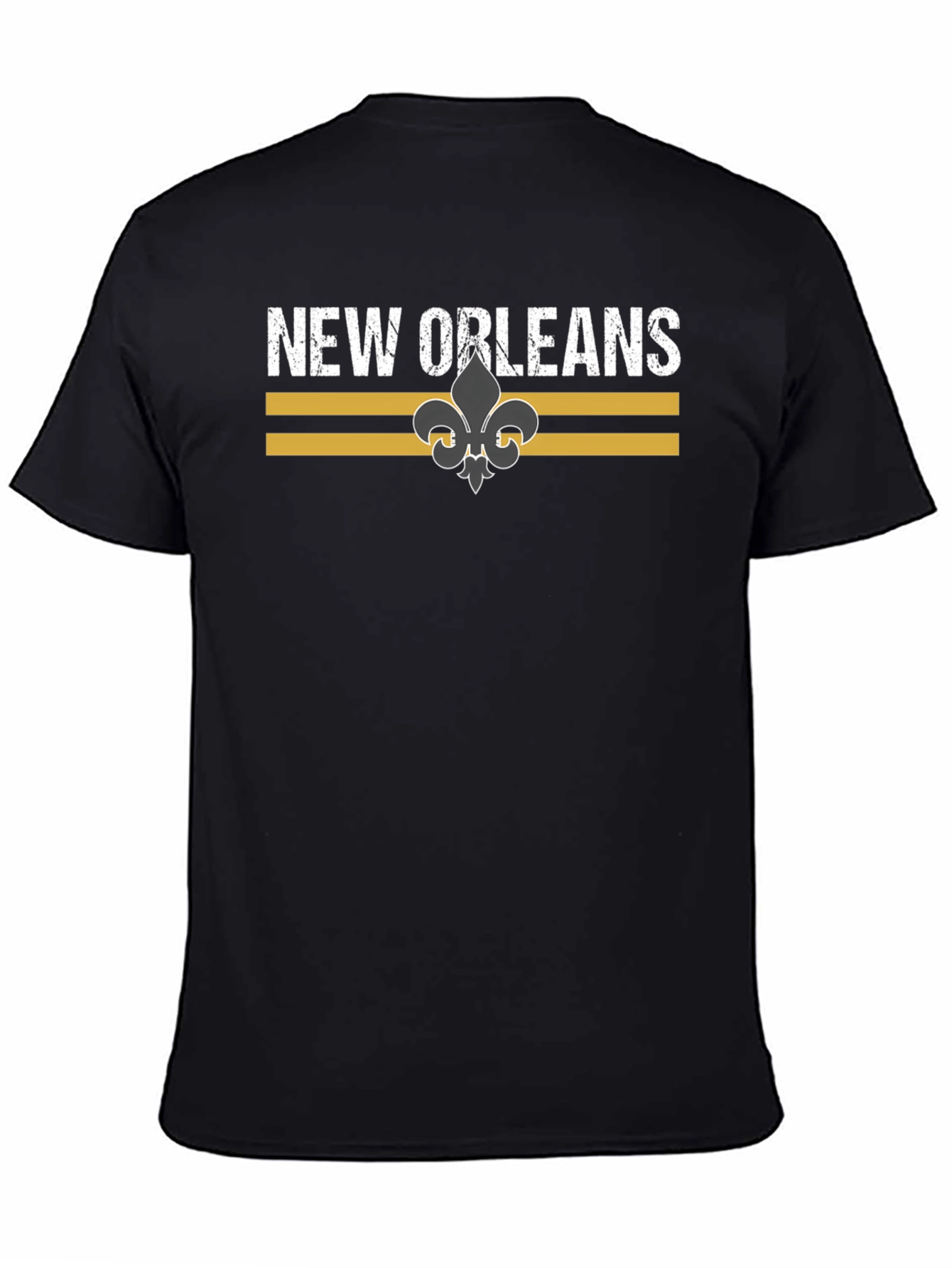 New Orleans Fleur-de-Lis Graphic Tee - Black