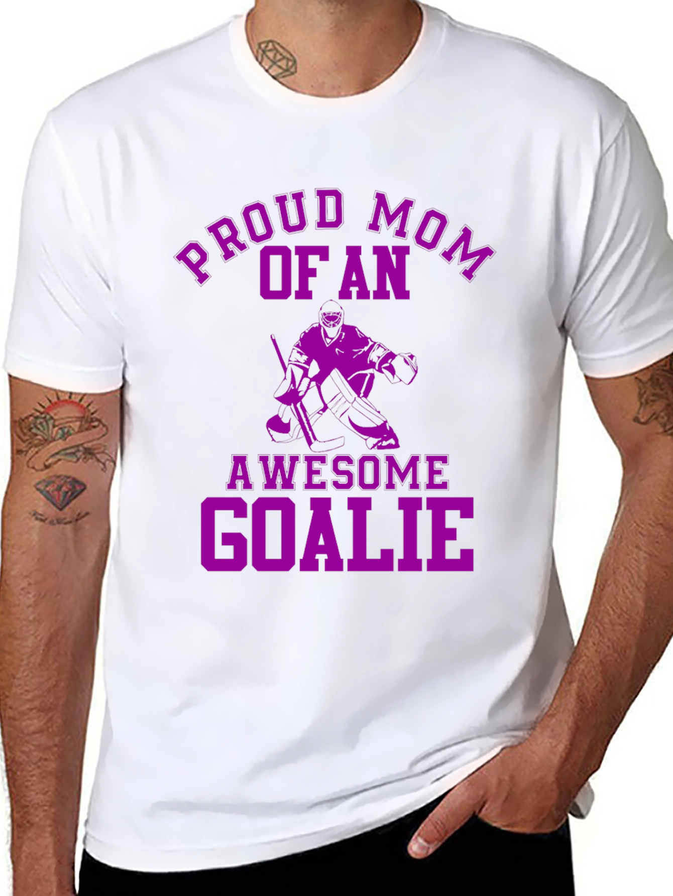 Proud Mom of an Awesome Goalie T-Shirt