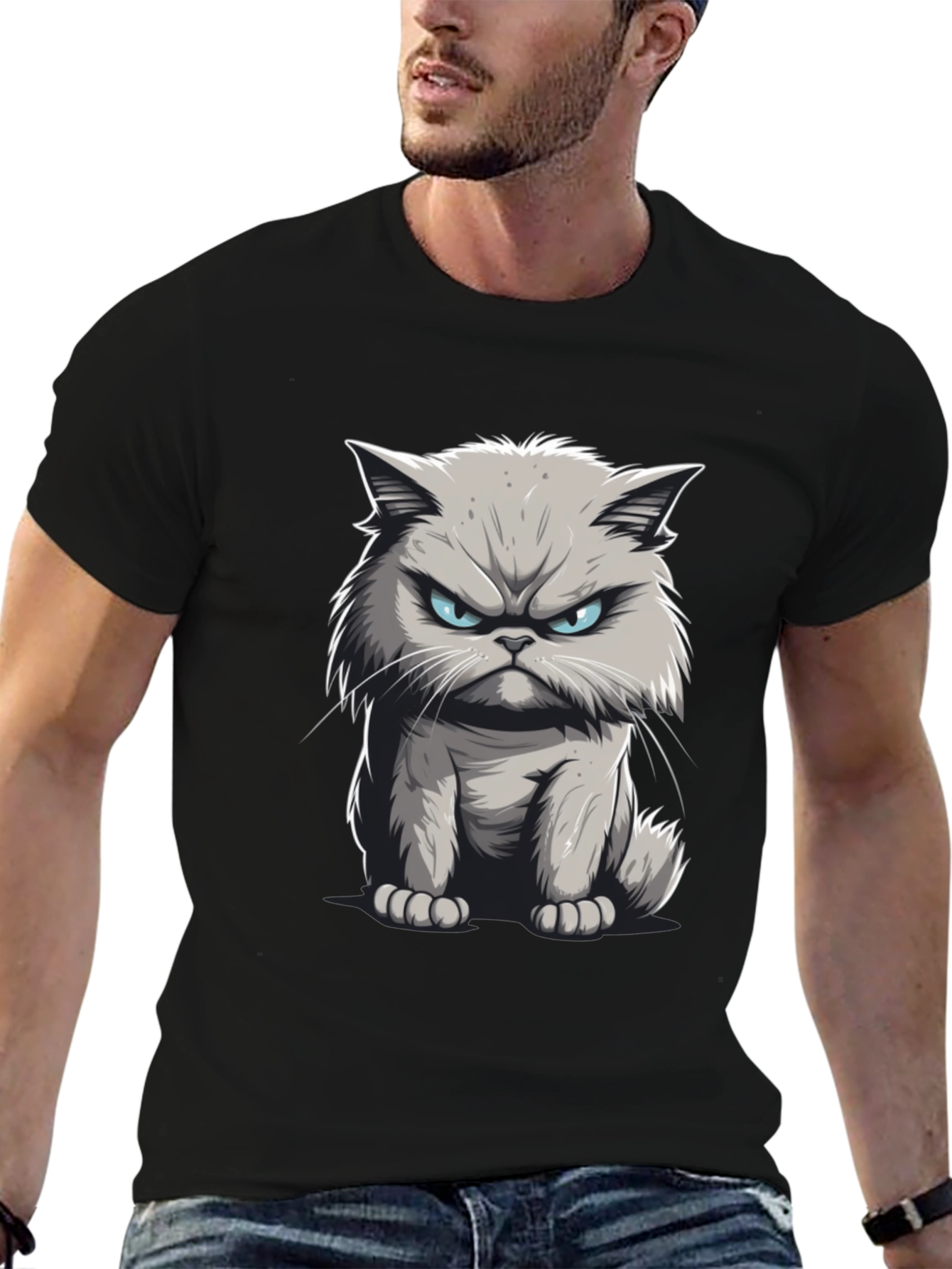 Grumpy Cat T-Shirt - Funny Graphic Tee