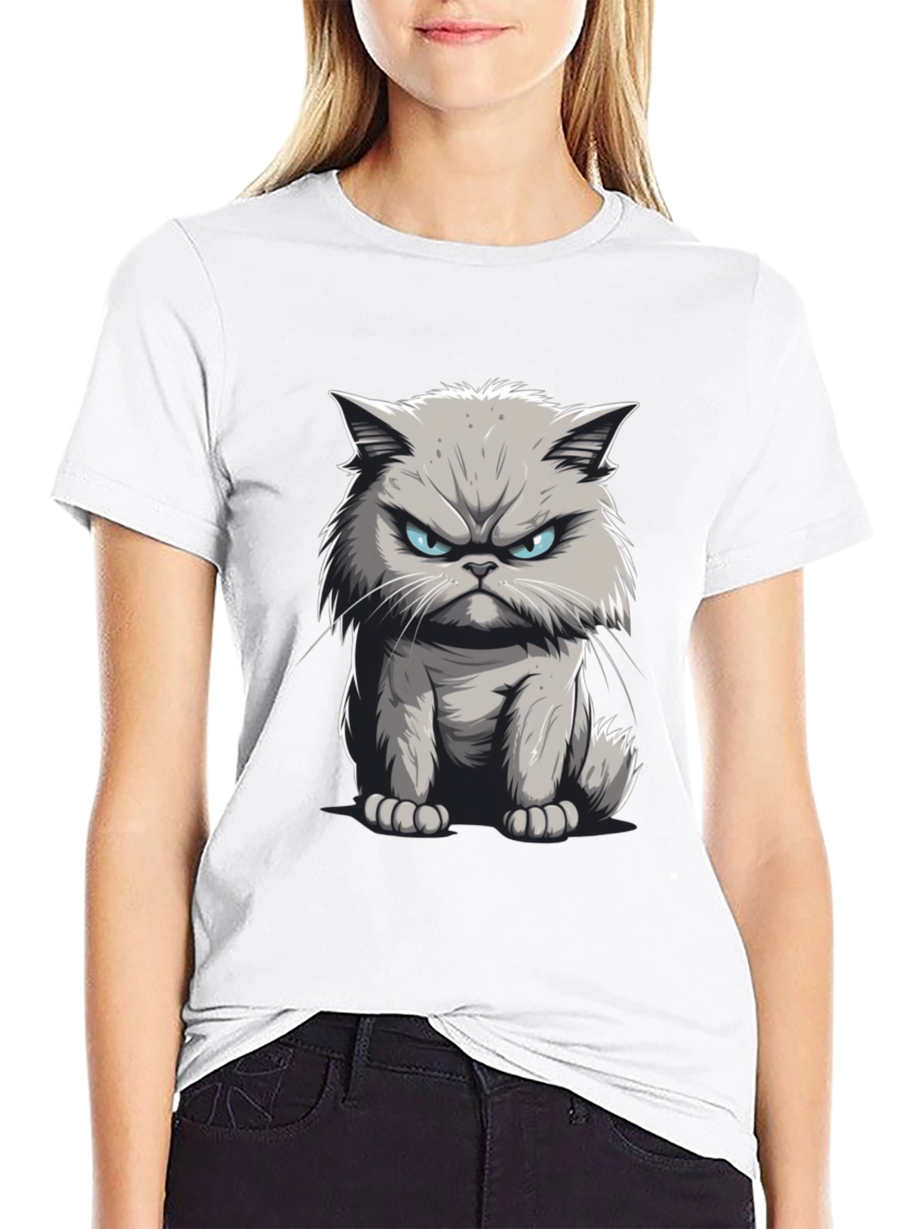 Grumpy Cat T-Shirt - Funny Graphic Tee