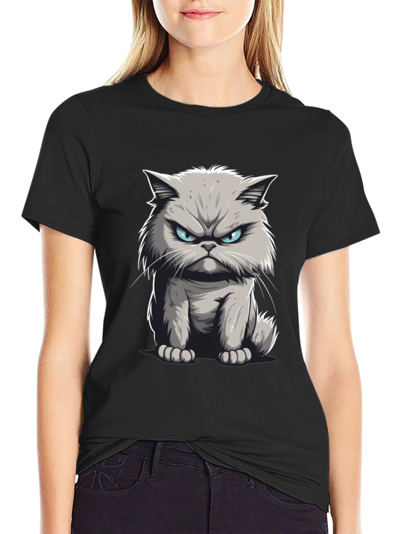 Grumpy Cat T-Shirt - Funny Graphic Tee