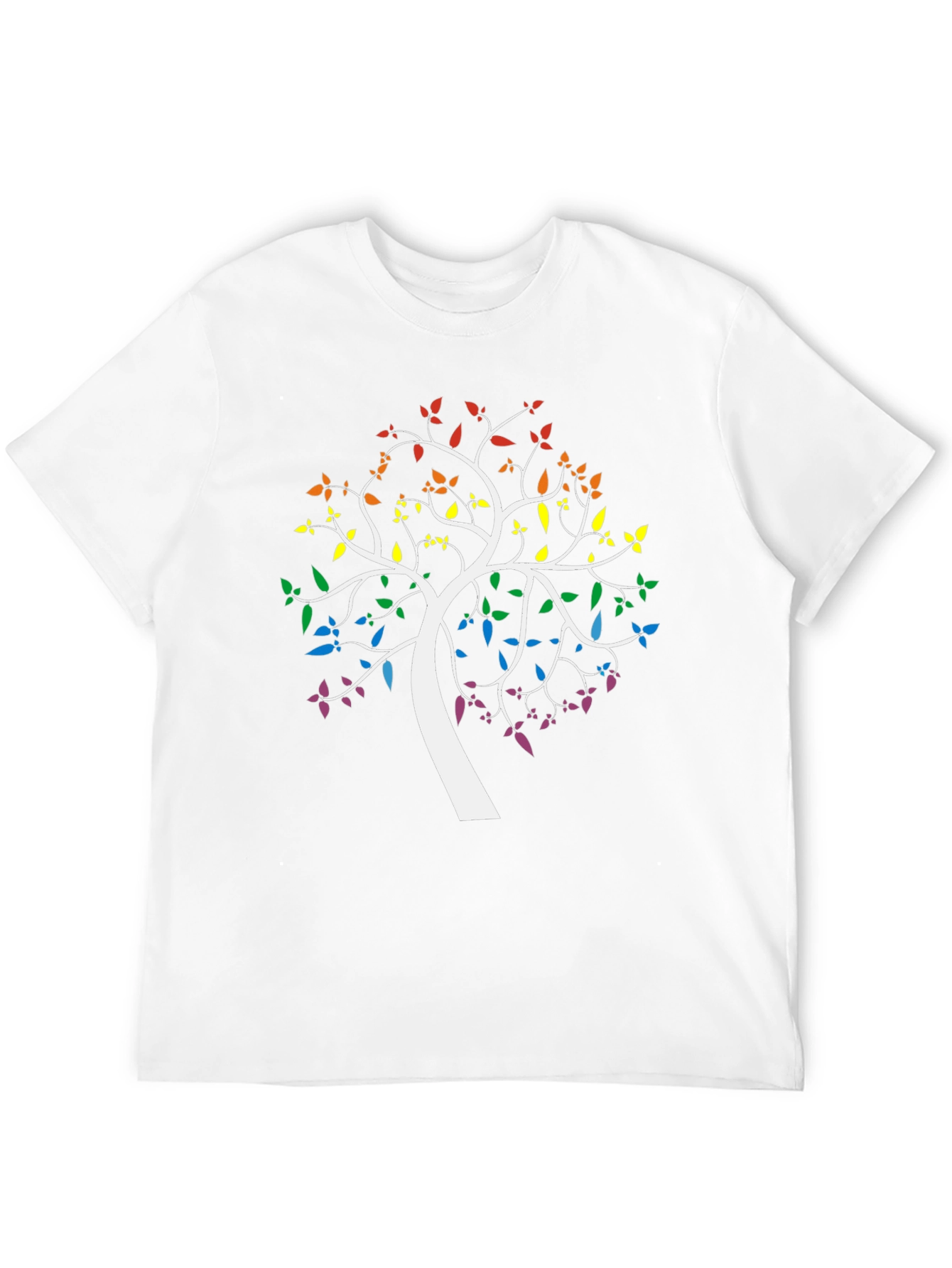 Rainbow Tree of Life Black T-Shirt