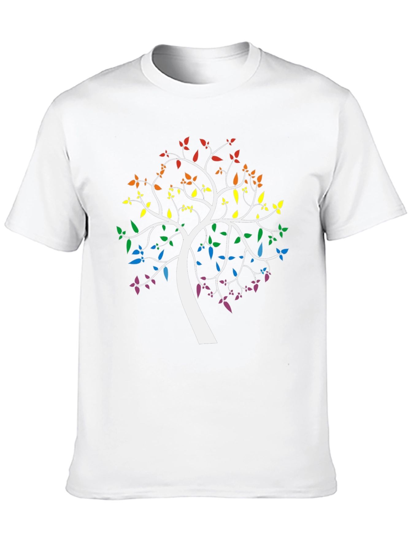 Rainbow Tree of Life Black T-Shirt
